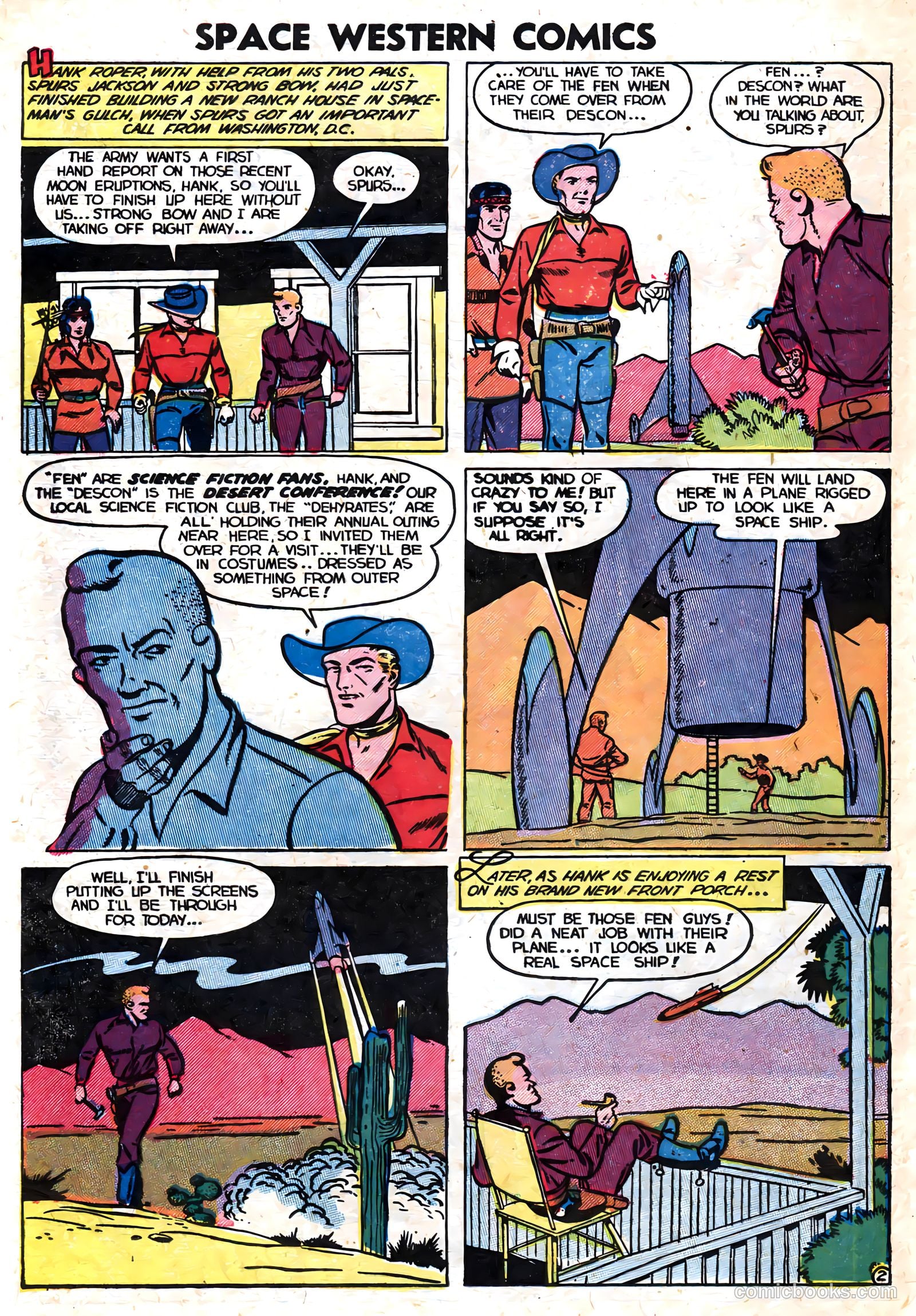 Space Western Comics #43 (1953) — page 12 of 36