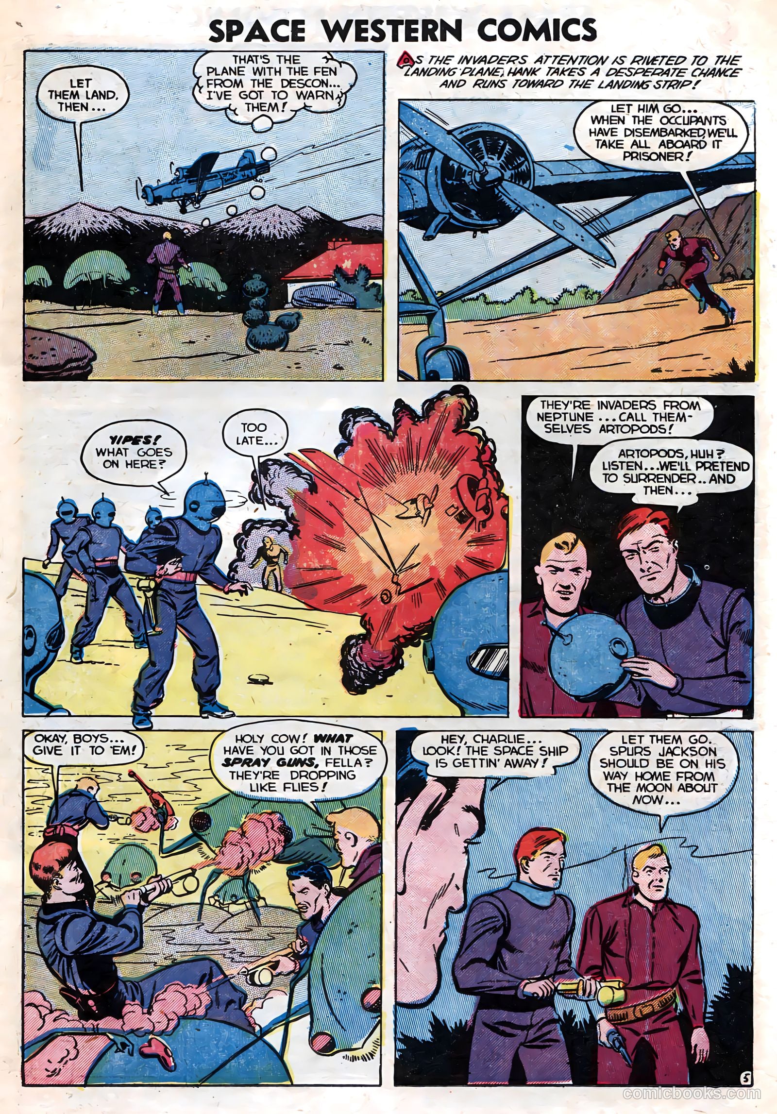 Space Western Comics #43 (1953) — page 15 of 36