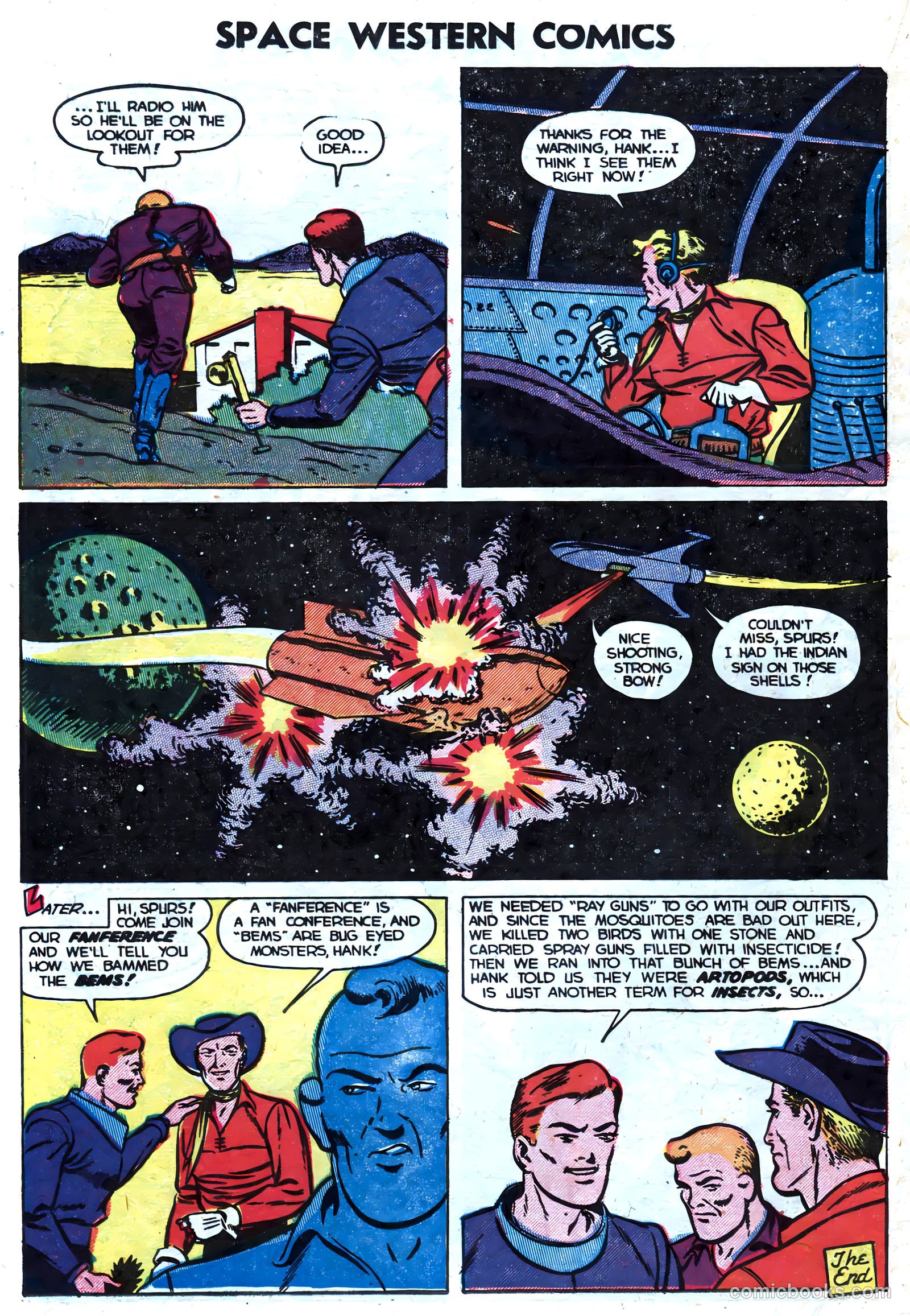 Space Western Comics #43 (1953) — page 16 of 36