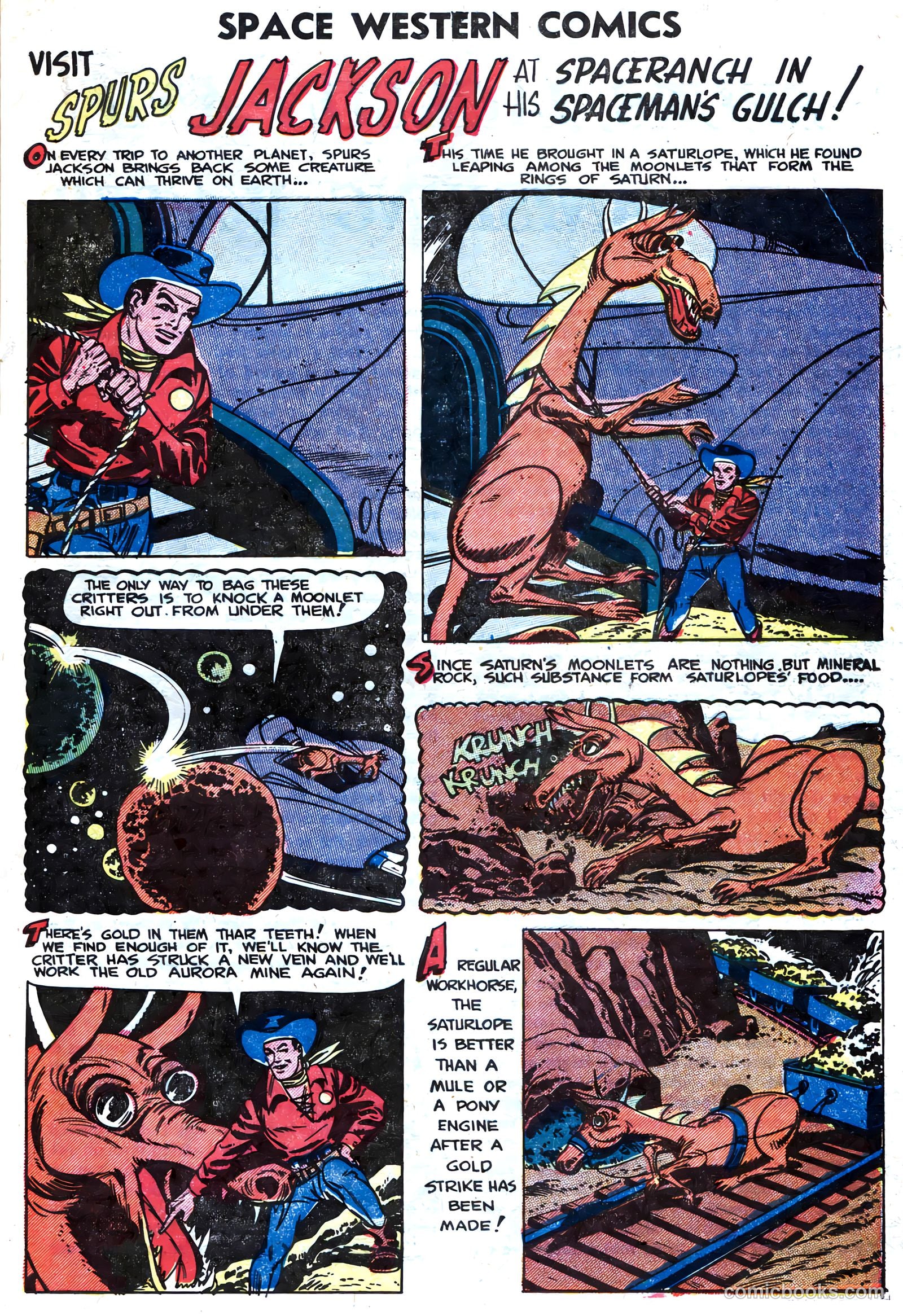 Space Western Comics #43 (1953) — page 17 of 36