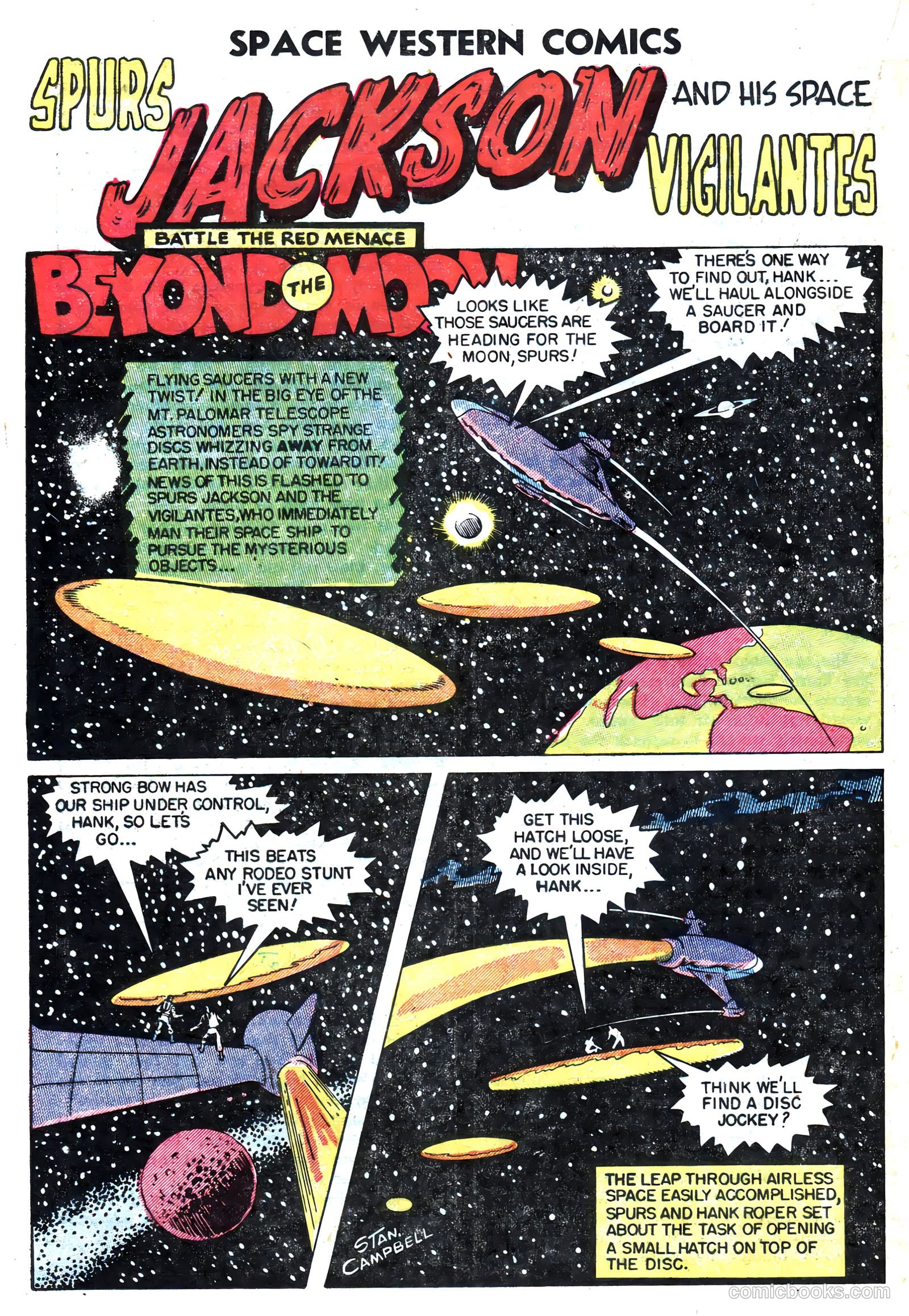 Space Western Comics #43 (1953) — page 20 of 36