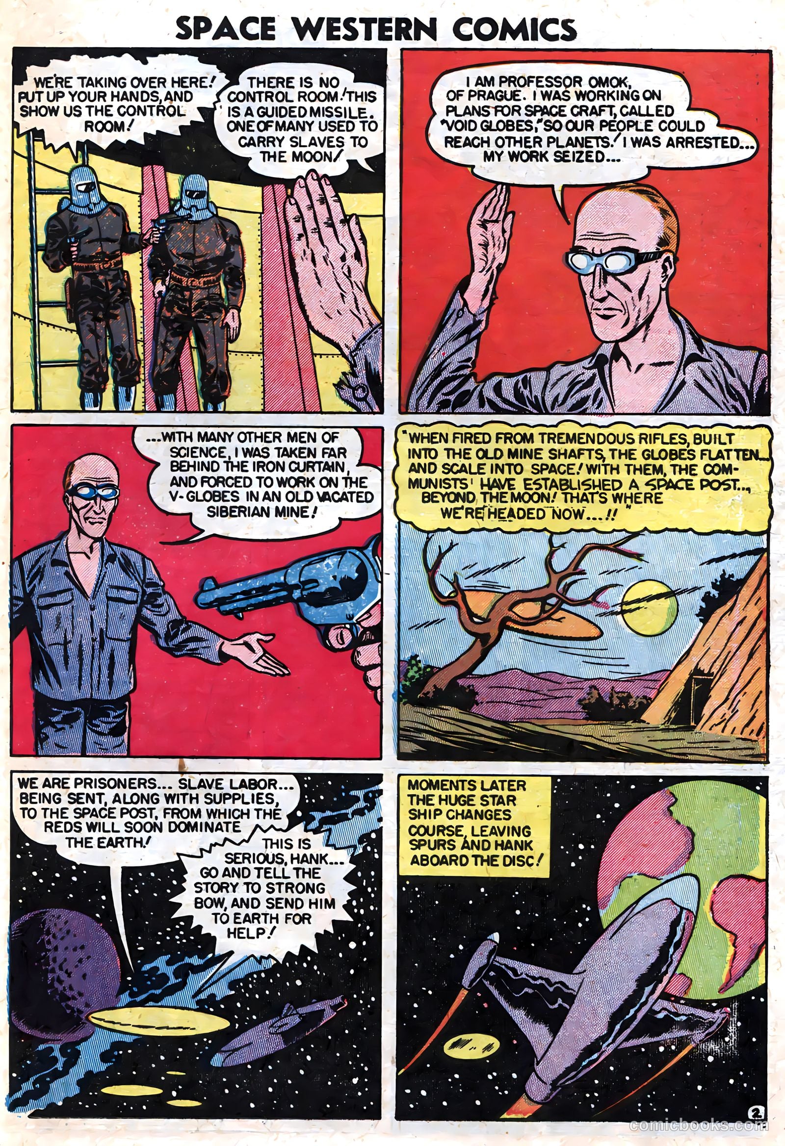 Space Western Comics #43 (1953) — page 21 of 36