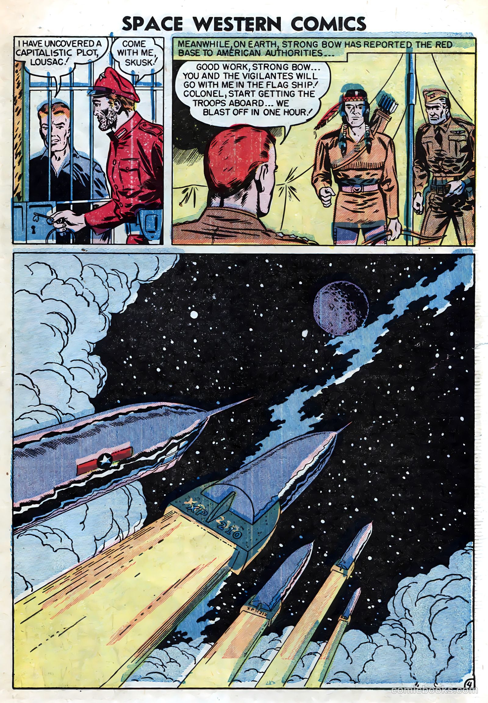 Space Western Comics #43 (1953) — page 23 of 36