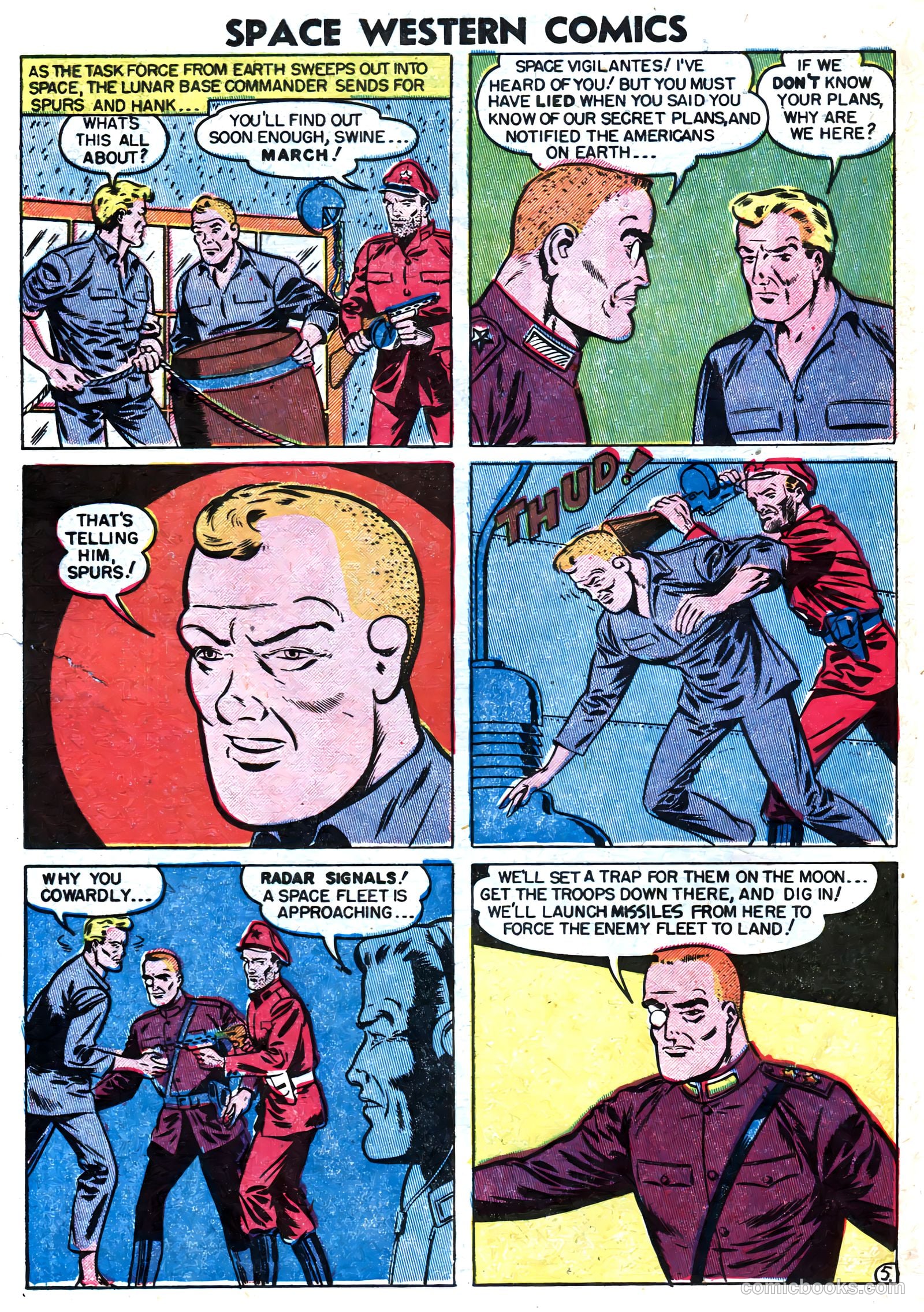 Space Western Comics #43 (1953) — page 24 of 36