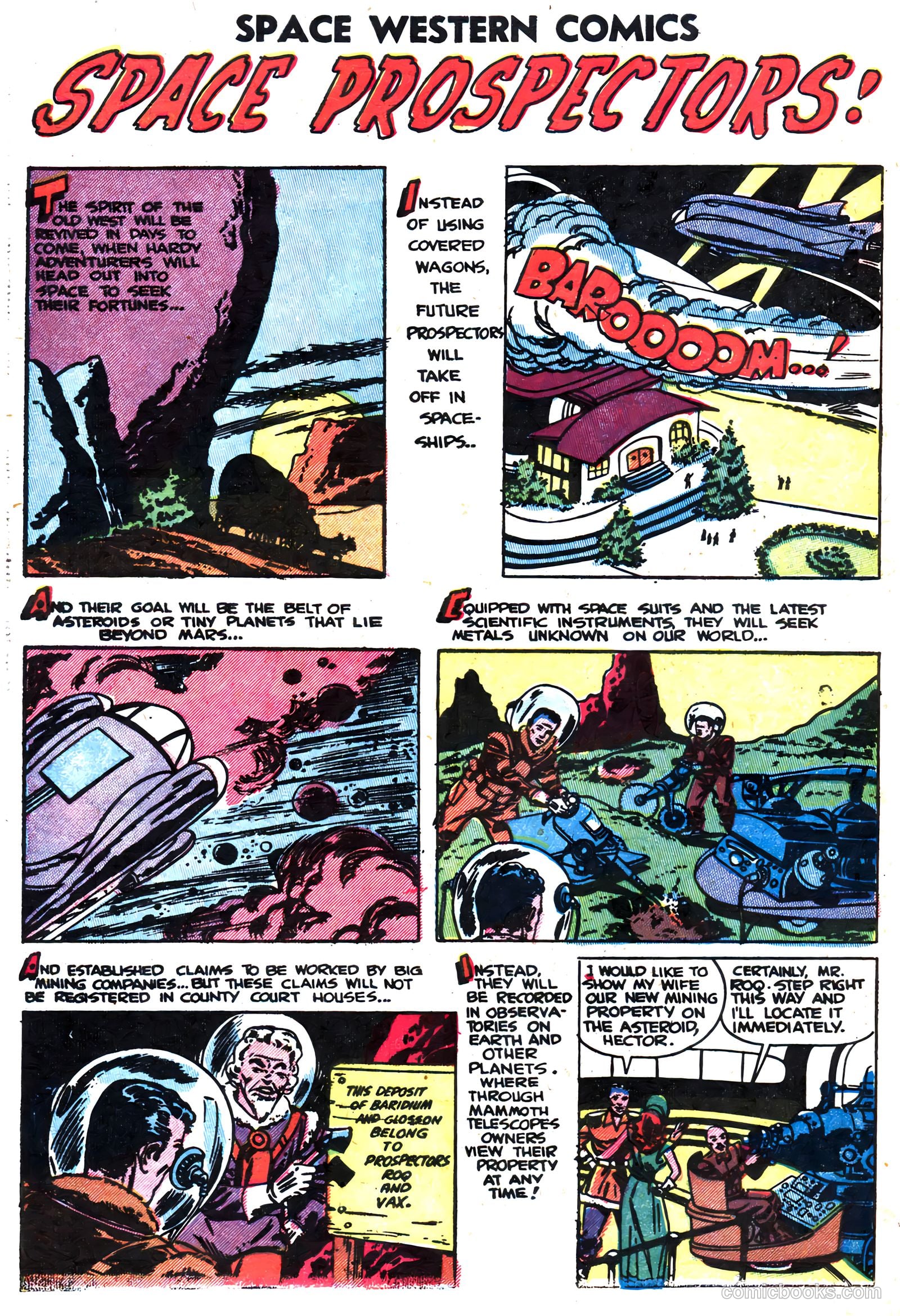 Space Western Comics #43 (1953) — page 28 of 36