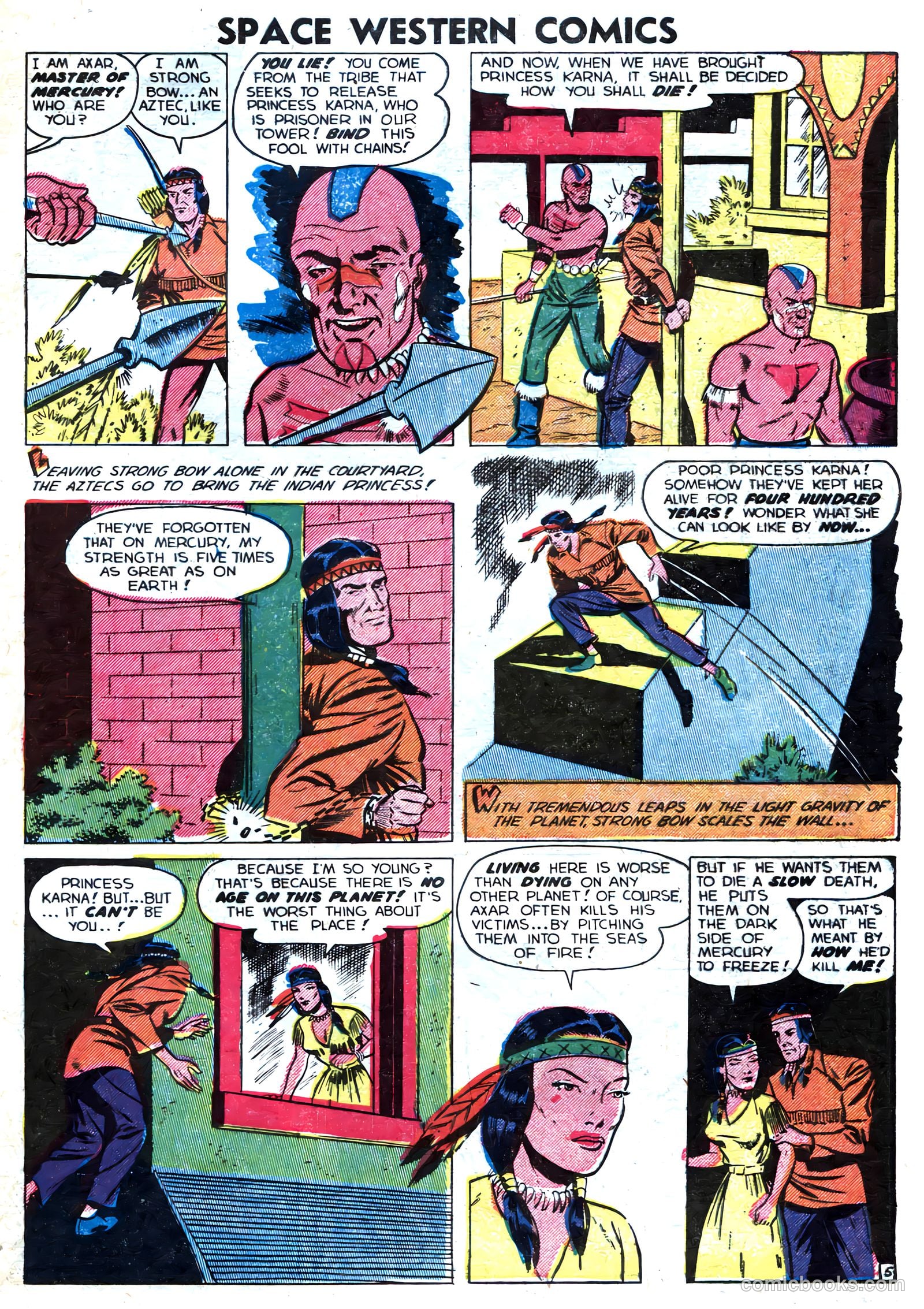 Space Western Comics #43 (1953) — page 33 of 36