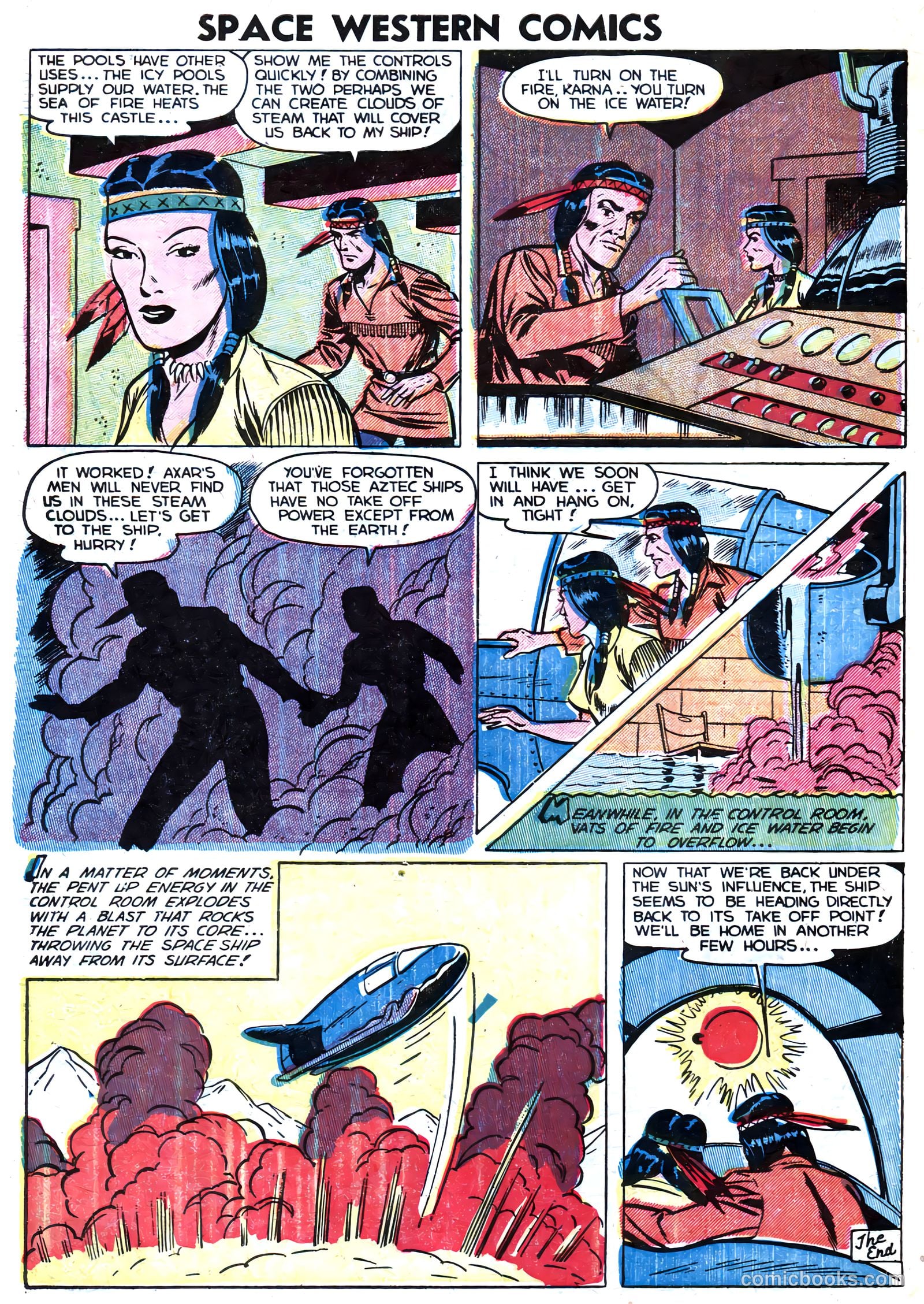Space Western Comics #43 (1953) — page 34 of 36