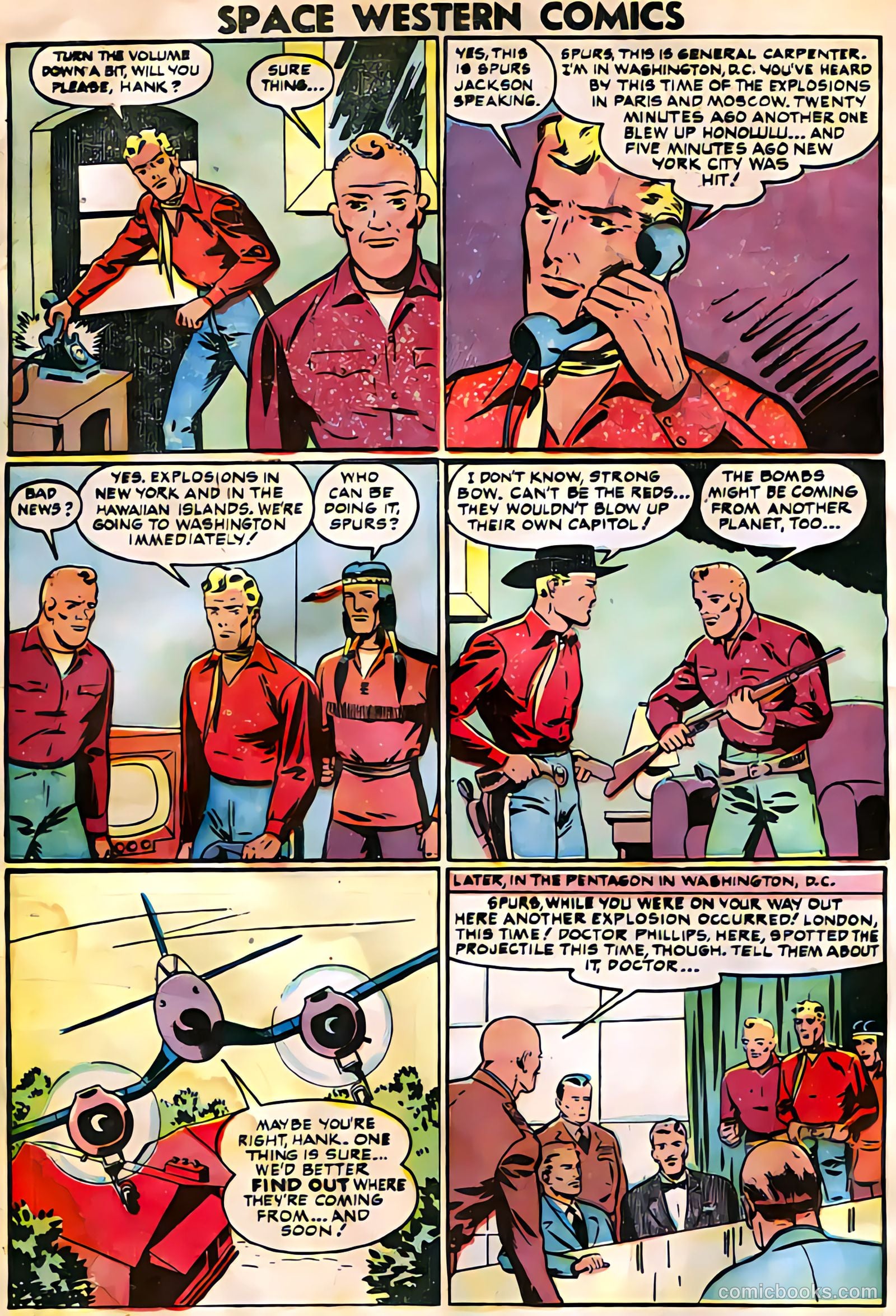 Space Western Comics #44 (1953) — page 4 of 36