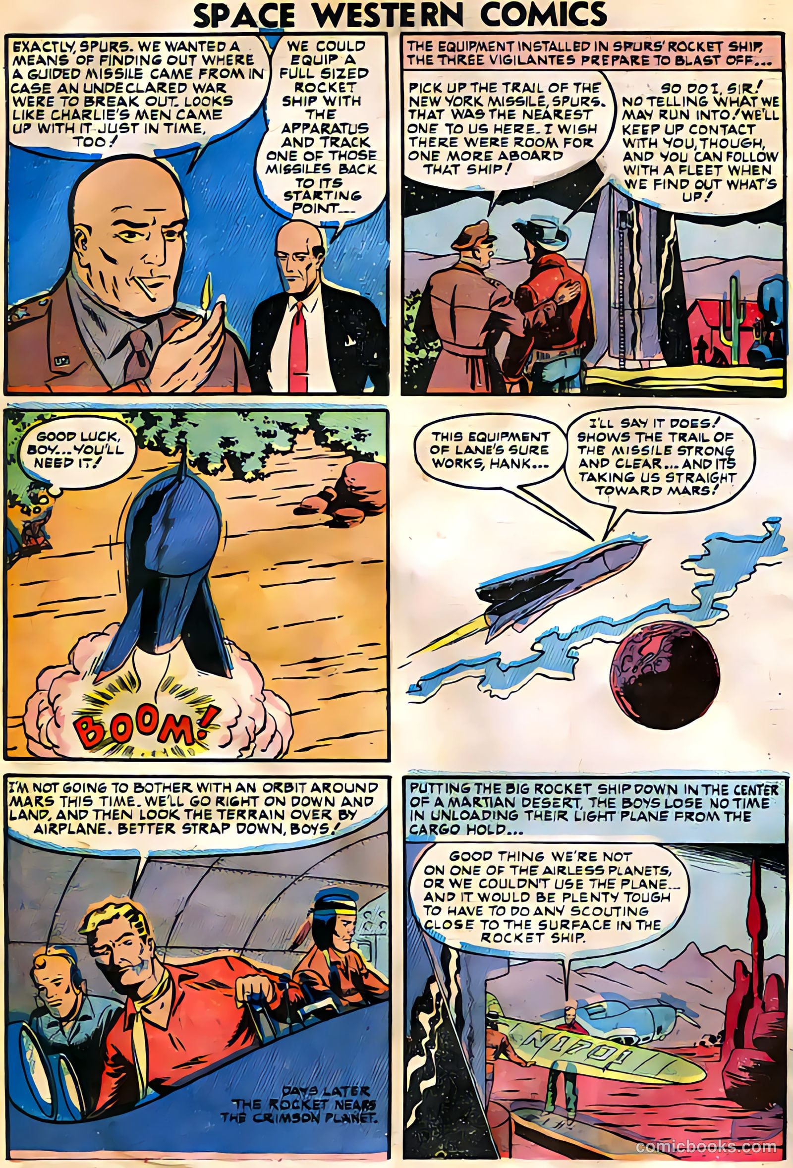 Space Western Comics #44 (1953) — page 6 of 36