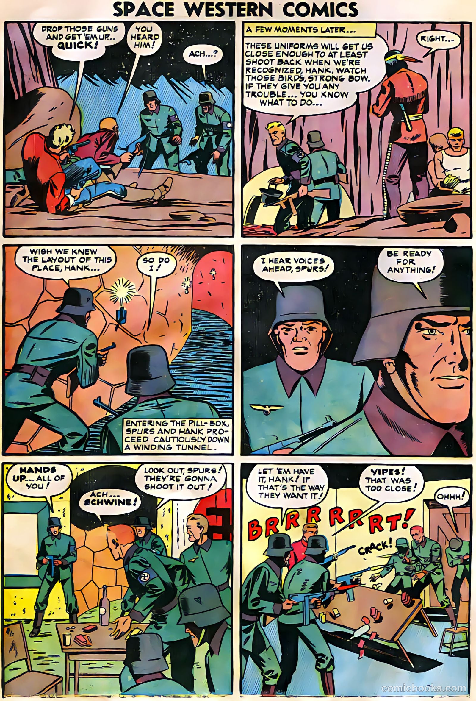 Space Western Comics #44 (1953) — page 8 of 36
