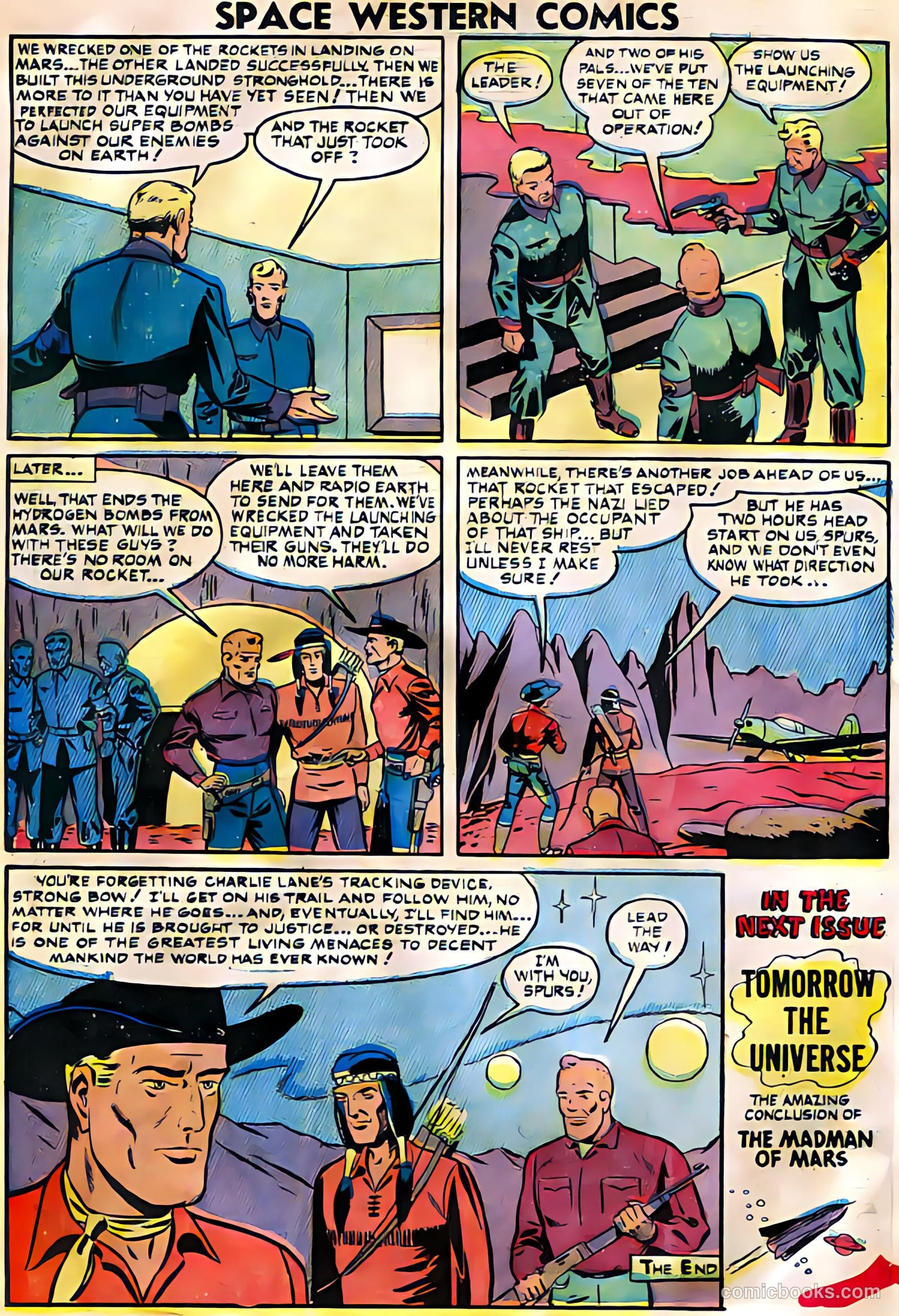 Space Western Comics #44 (1953) — page 10 of 36