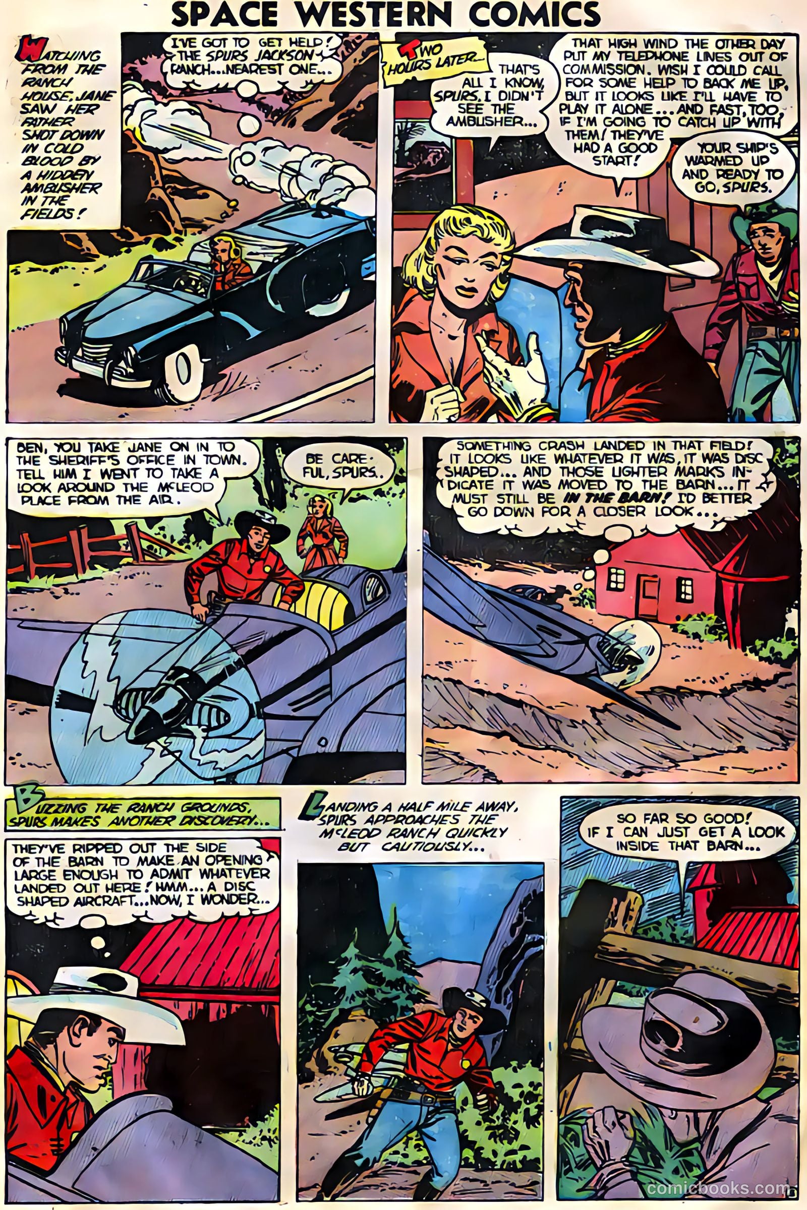 Space Western Comics #44 (1953) — page 13 of 36