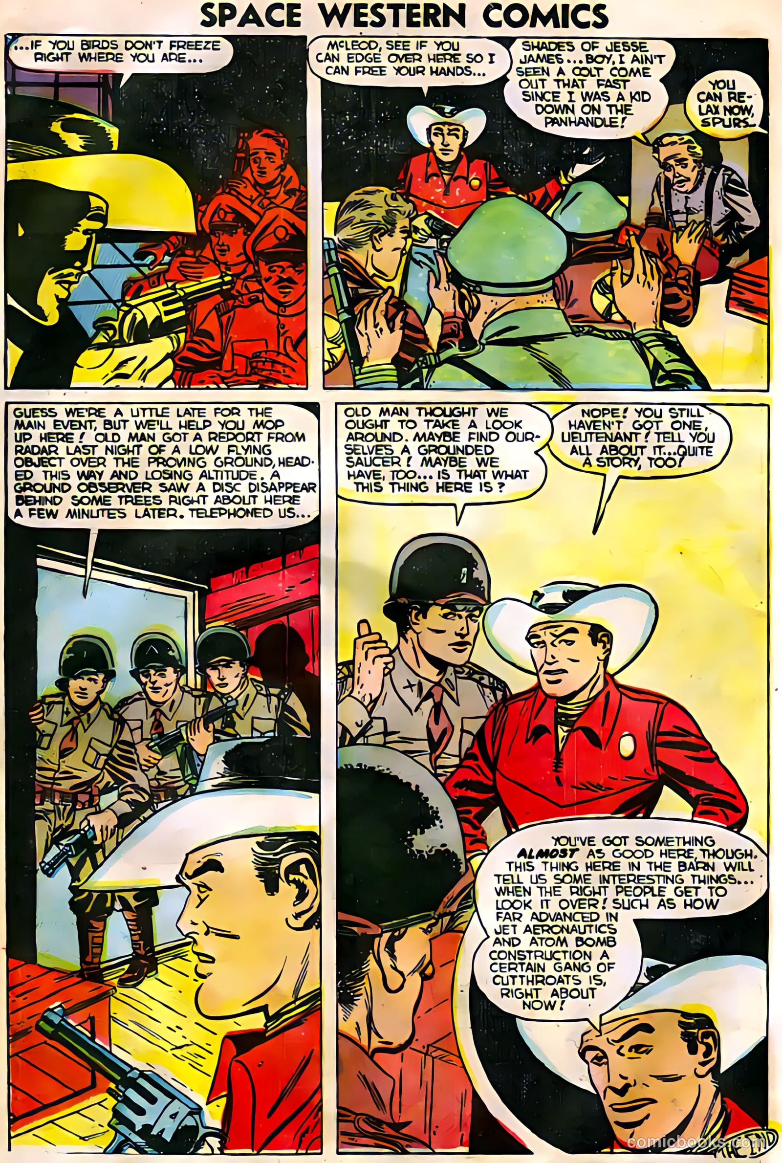 Space Western Comics #44 (1953) — page 16 of 36