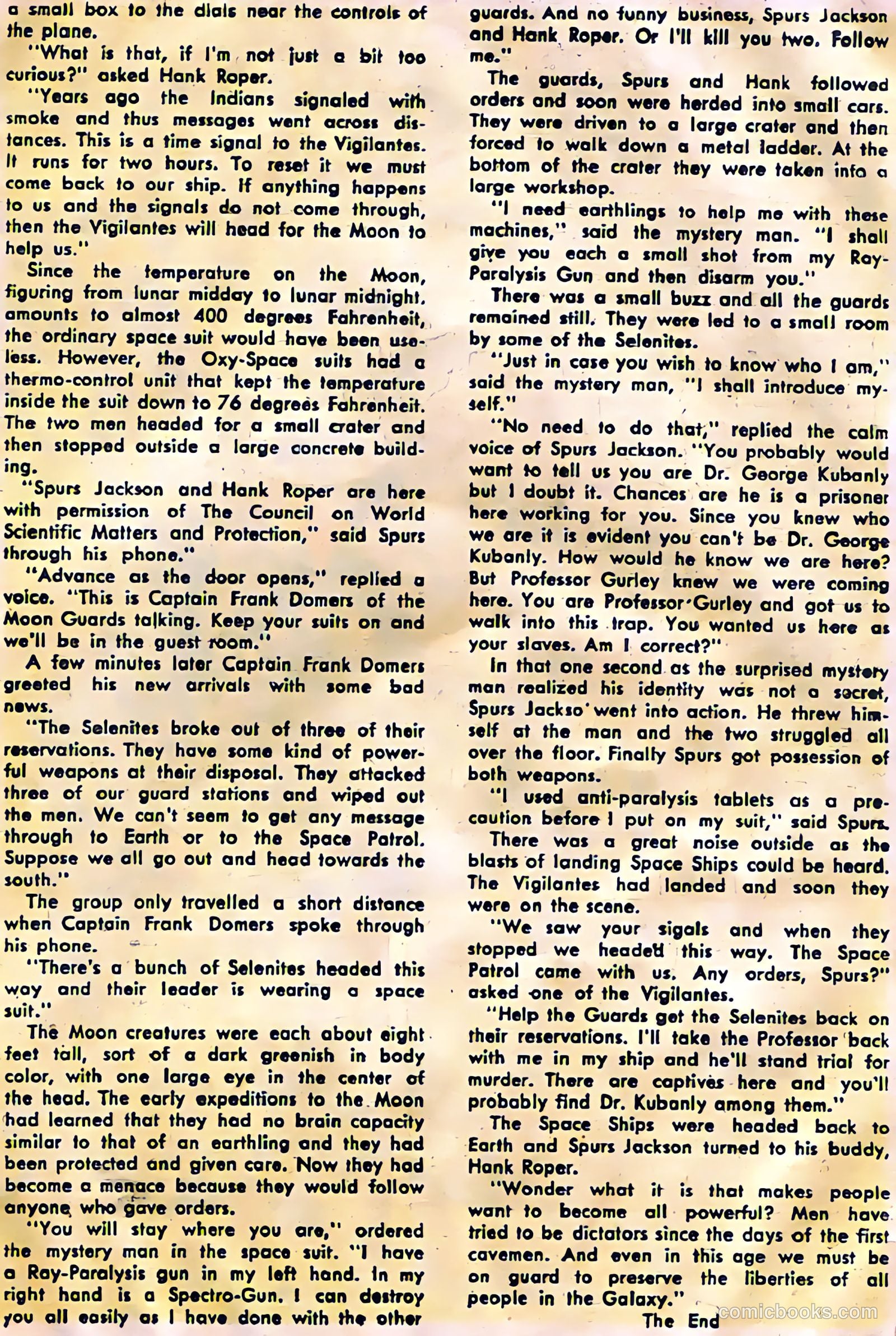 Space Western Comics #44 (1953) — page 19 of 36