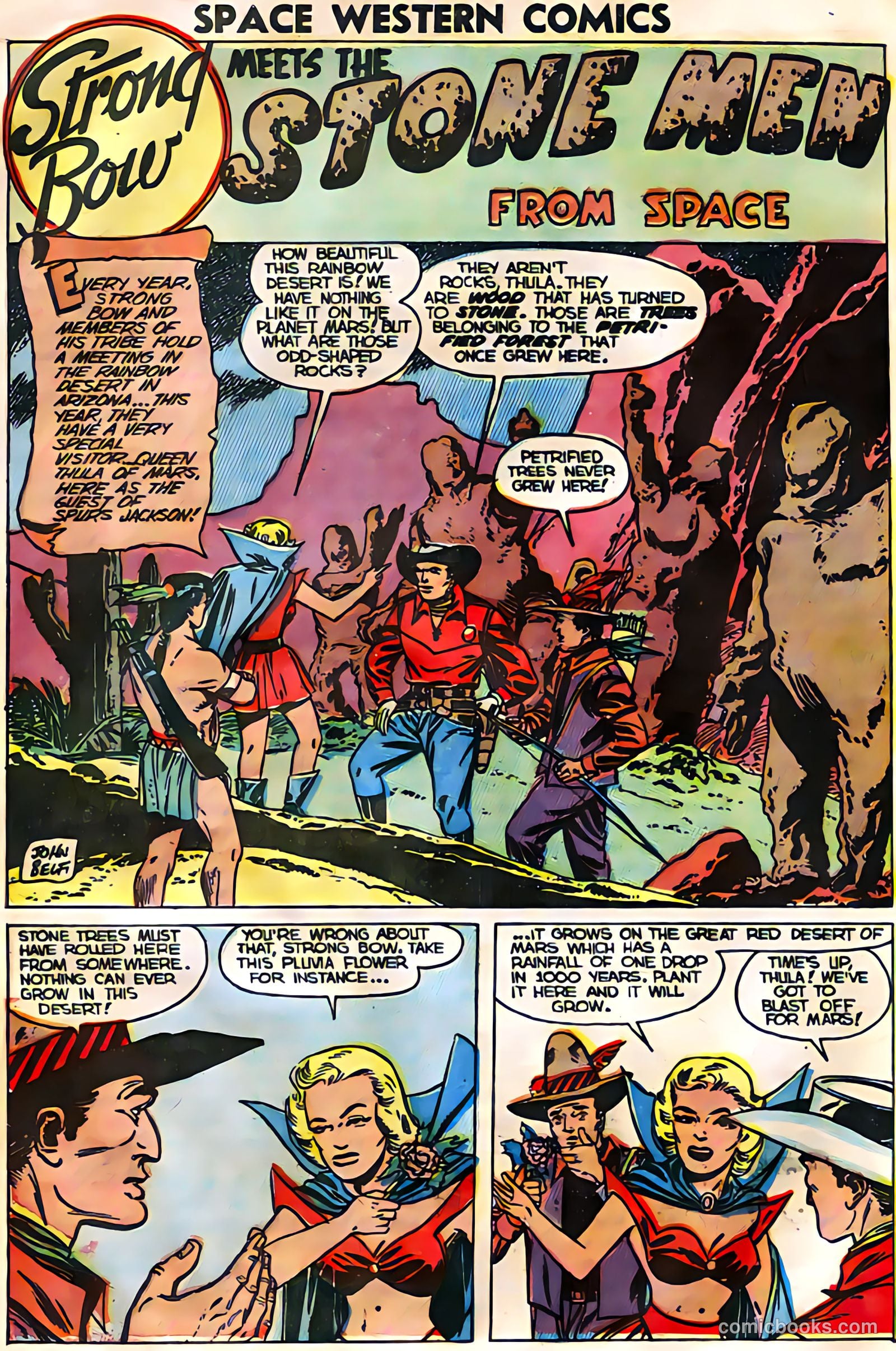 Space Western Comics #44 (1953) — page 20 of 36