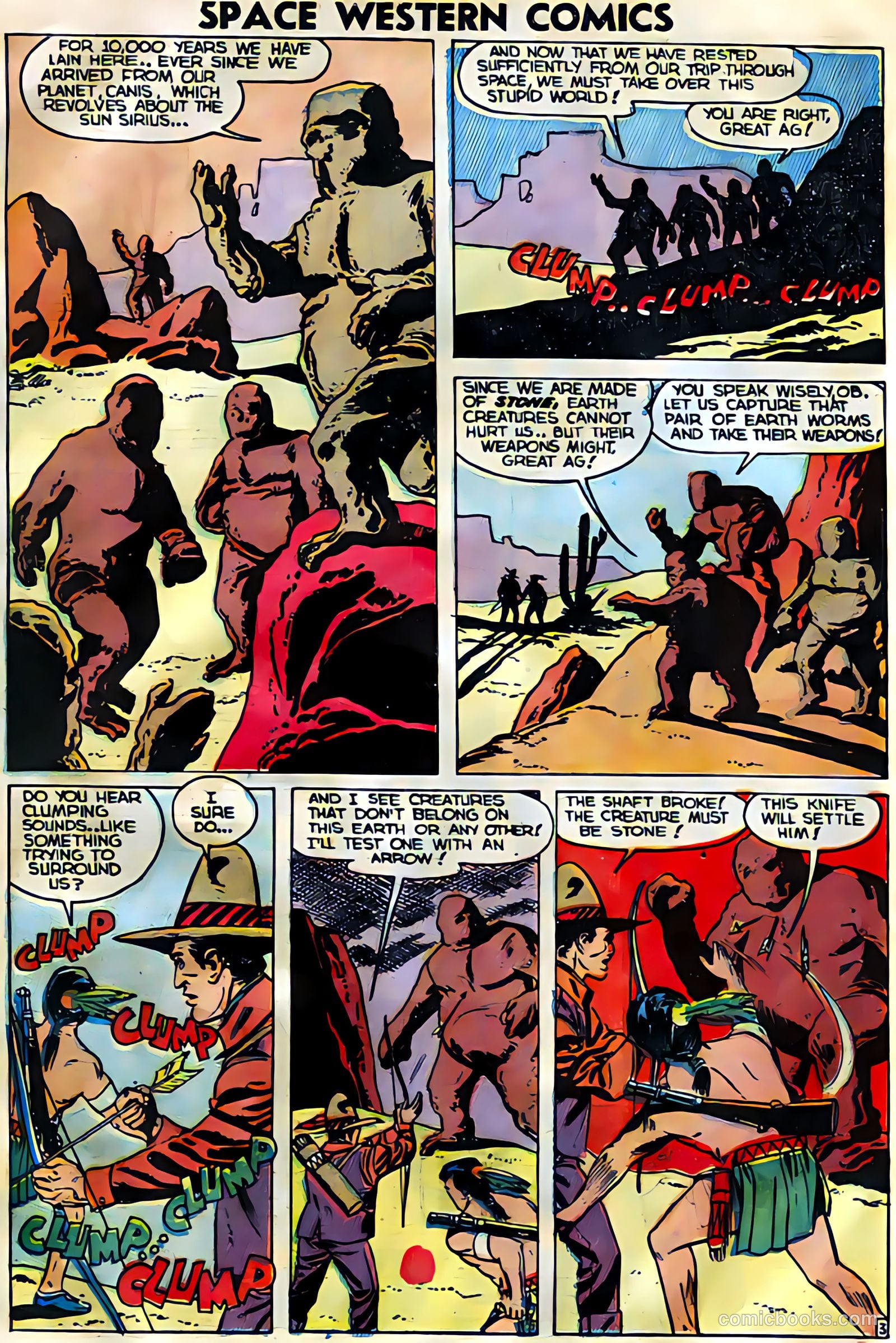 Space Western Comics #44 (1953) — page 22 of 36