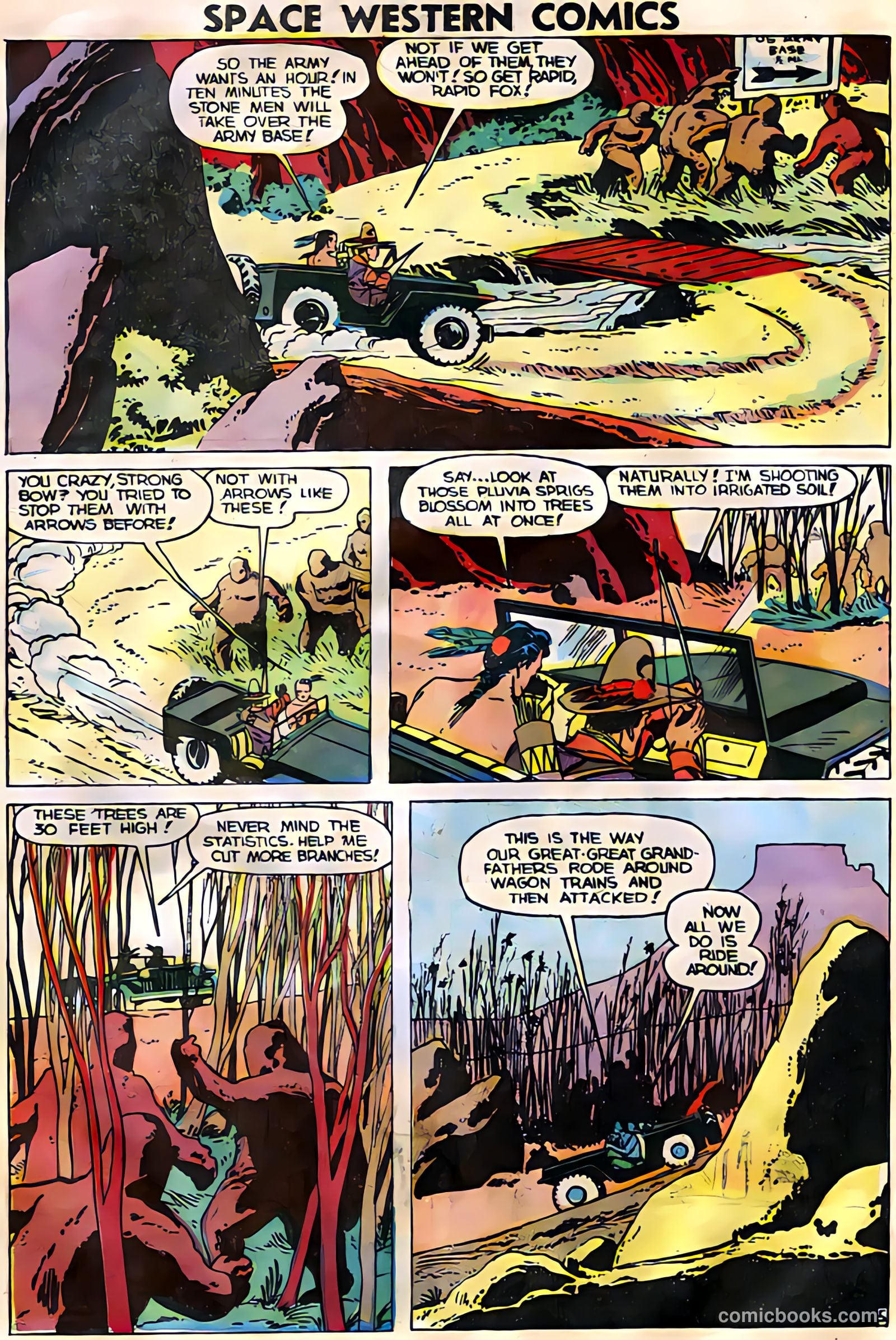 Space Western Comics #44 (1953) — page 24 of 36