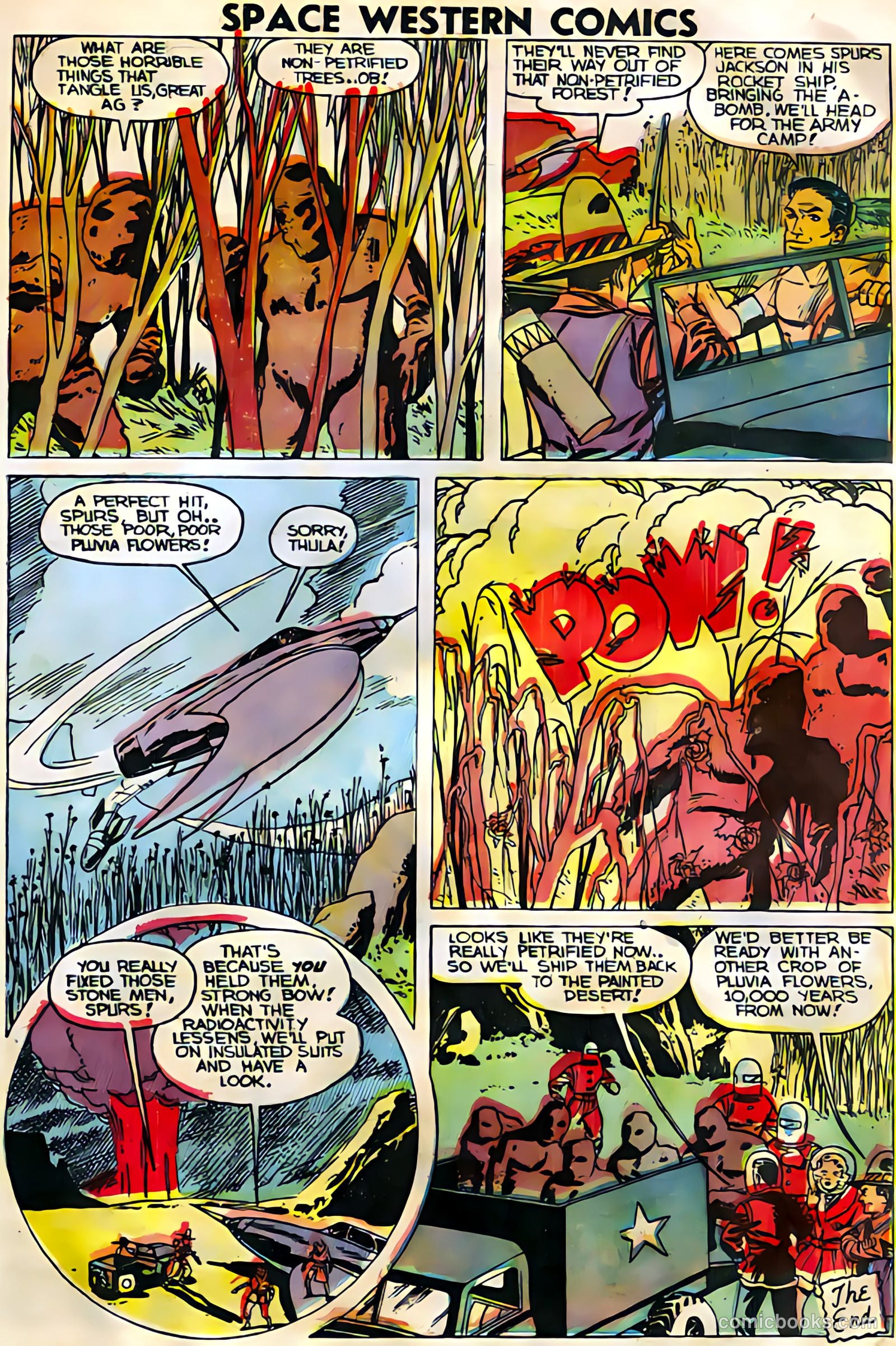 Space Western Comics #44 (1953) — page 25 of 36
