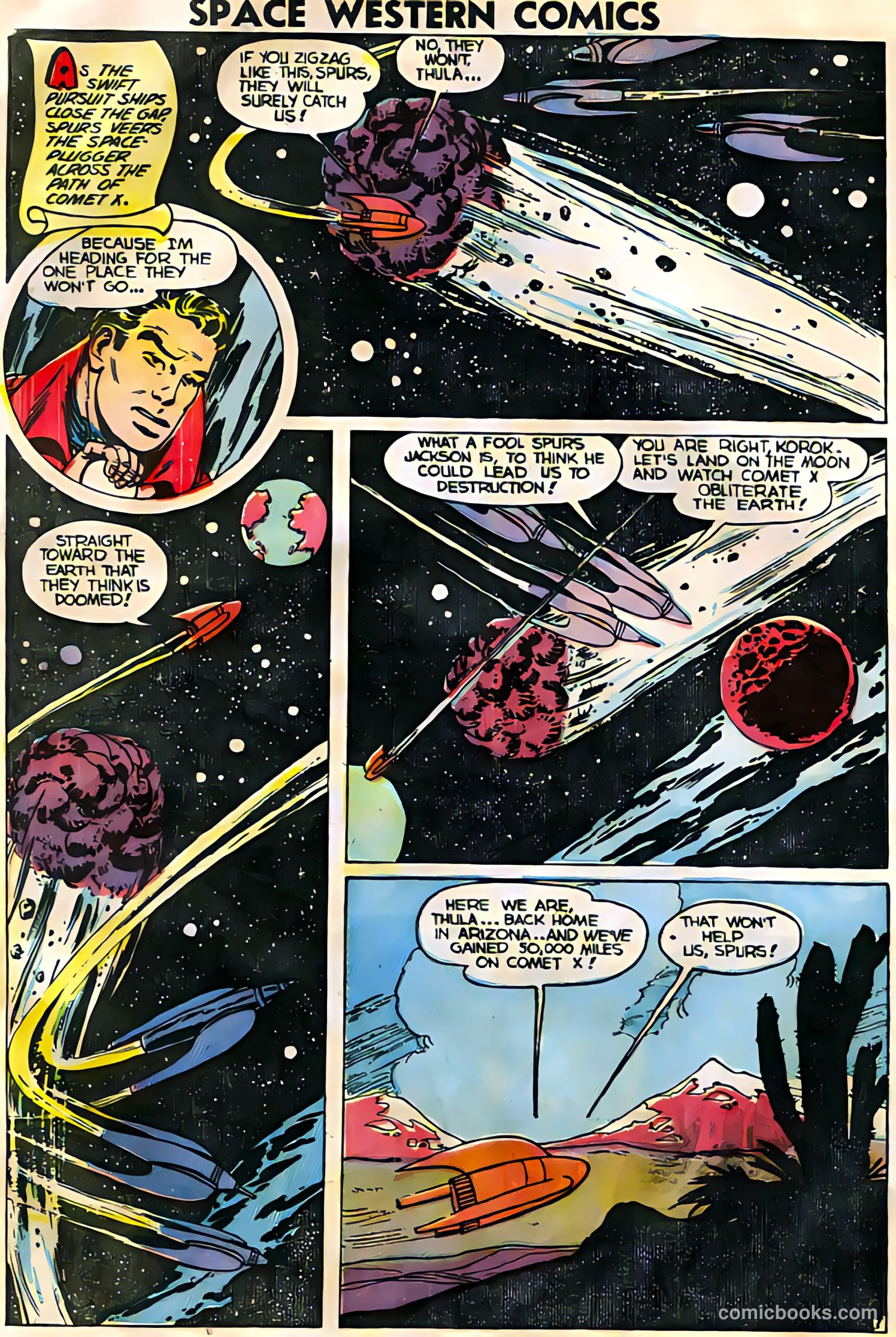 Space Western Comics #44 (1953) — page 32 of 36