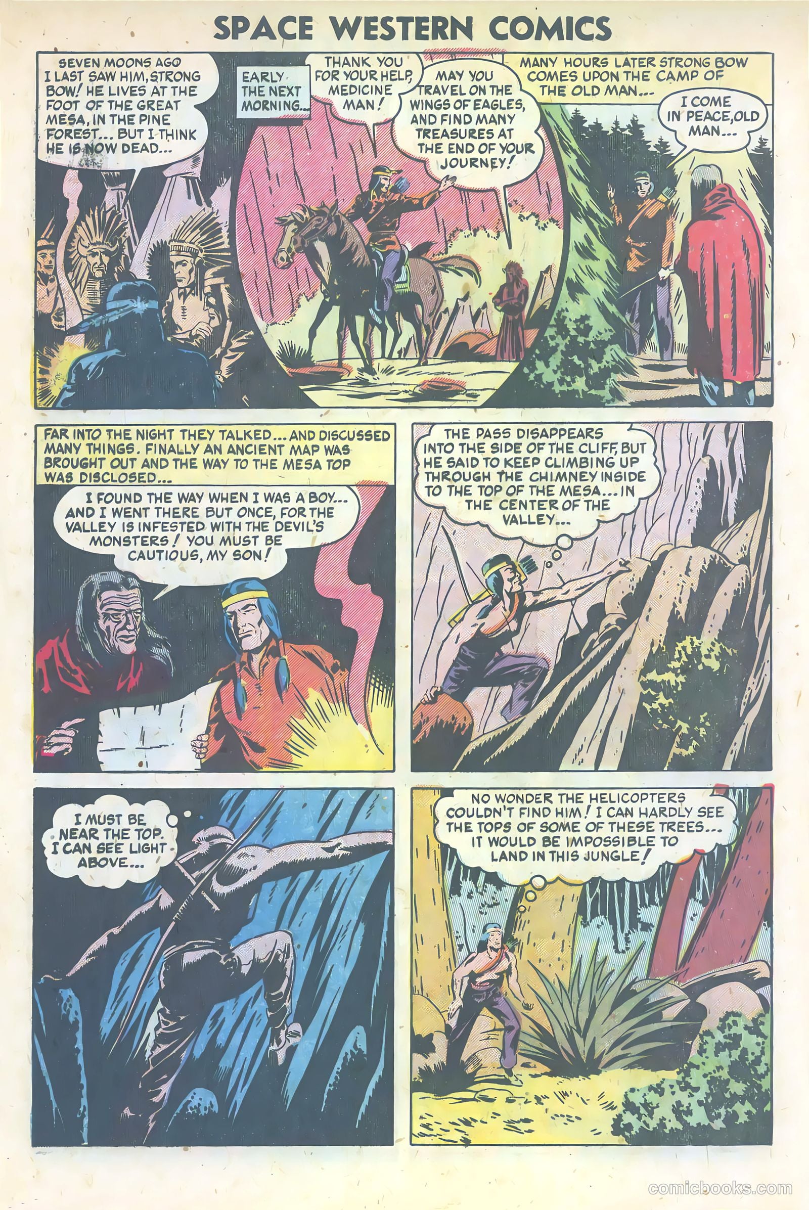 Space Western Comics #45 (1953) — page 4 of 36