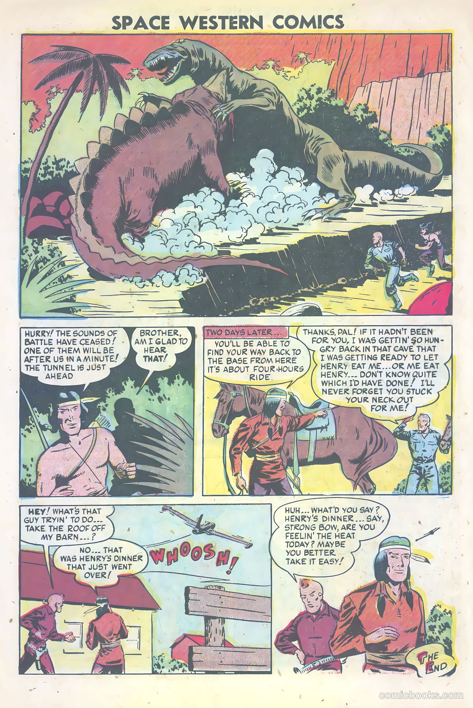 Space Western Comics #45 (1953) — page 7 of 36