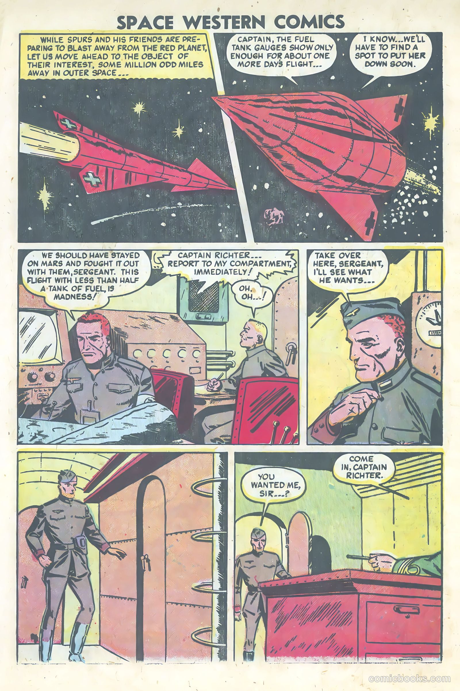 Space Western Comics #45 (1953) — page 9 of 36