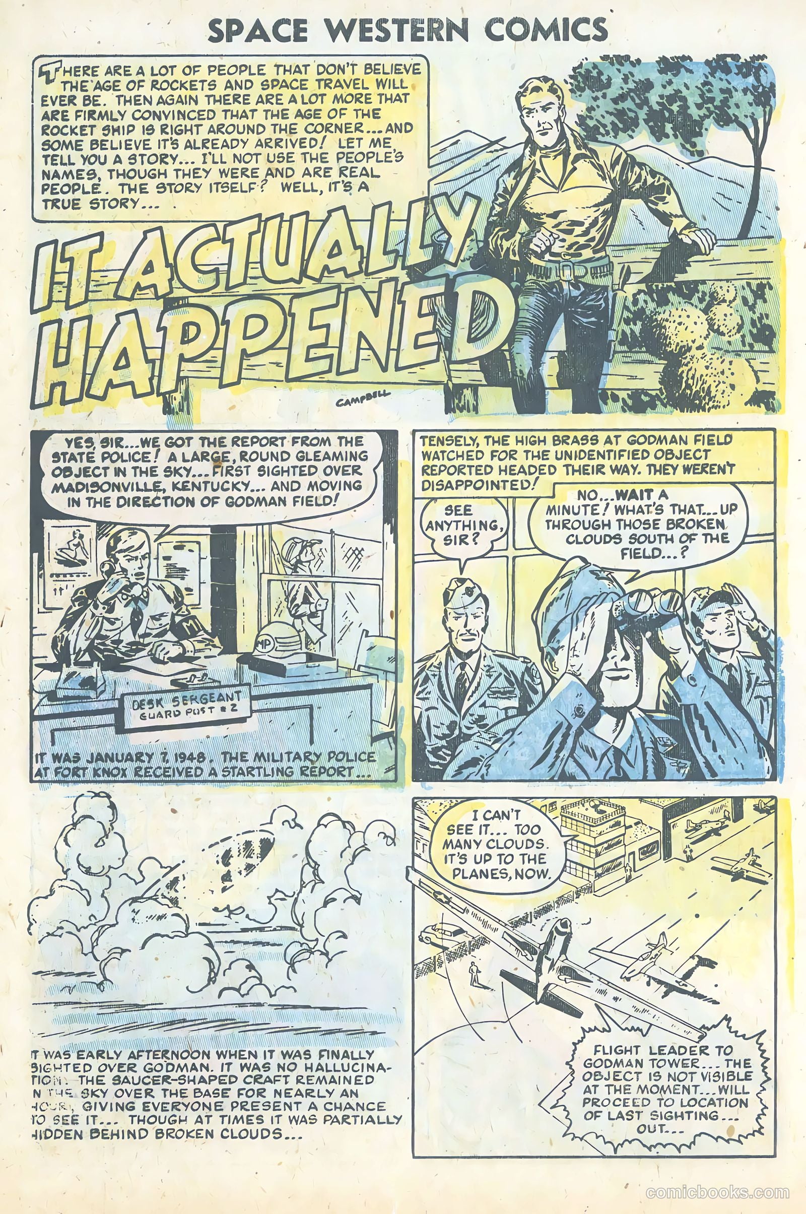 Space Western Comics #45 (1953) — page 16 of 36