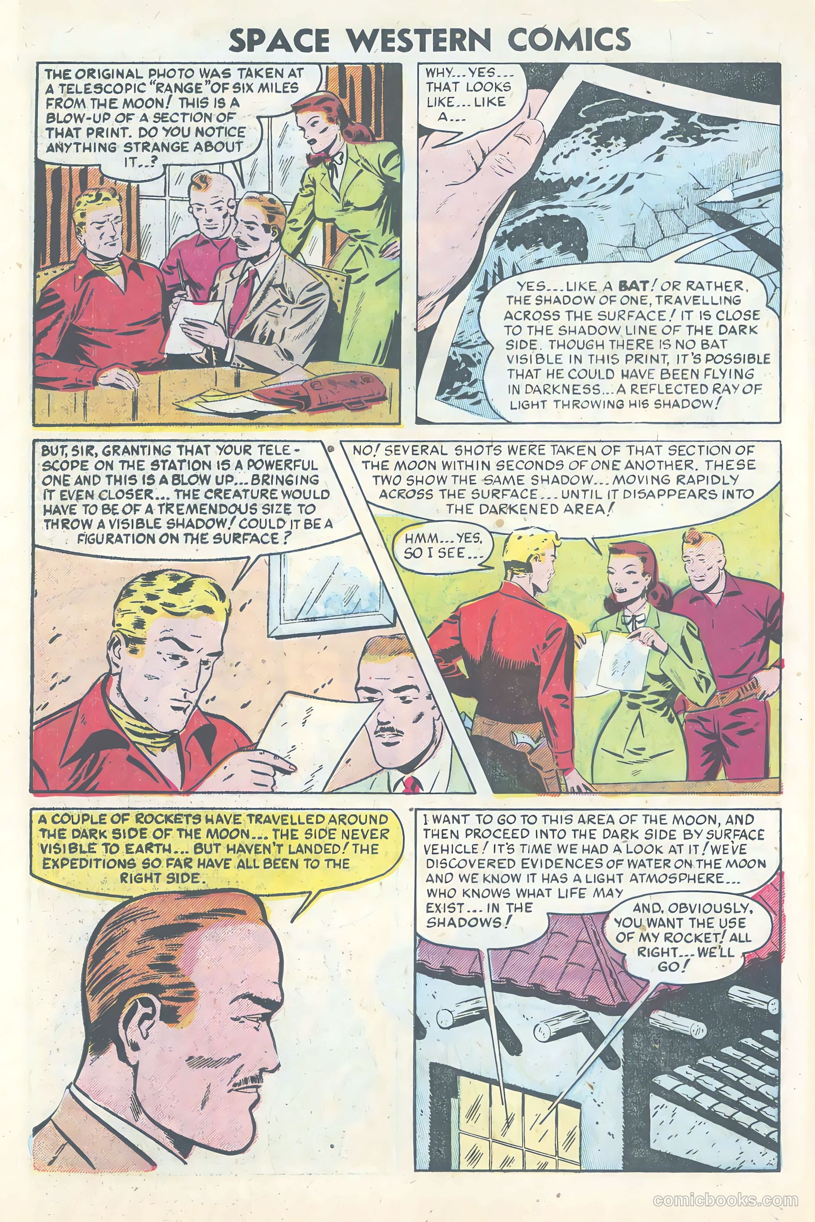 Space Western Comics #45 (1953) — page 22 of 36