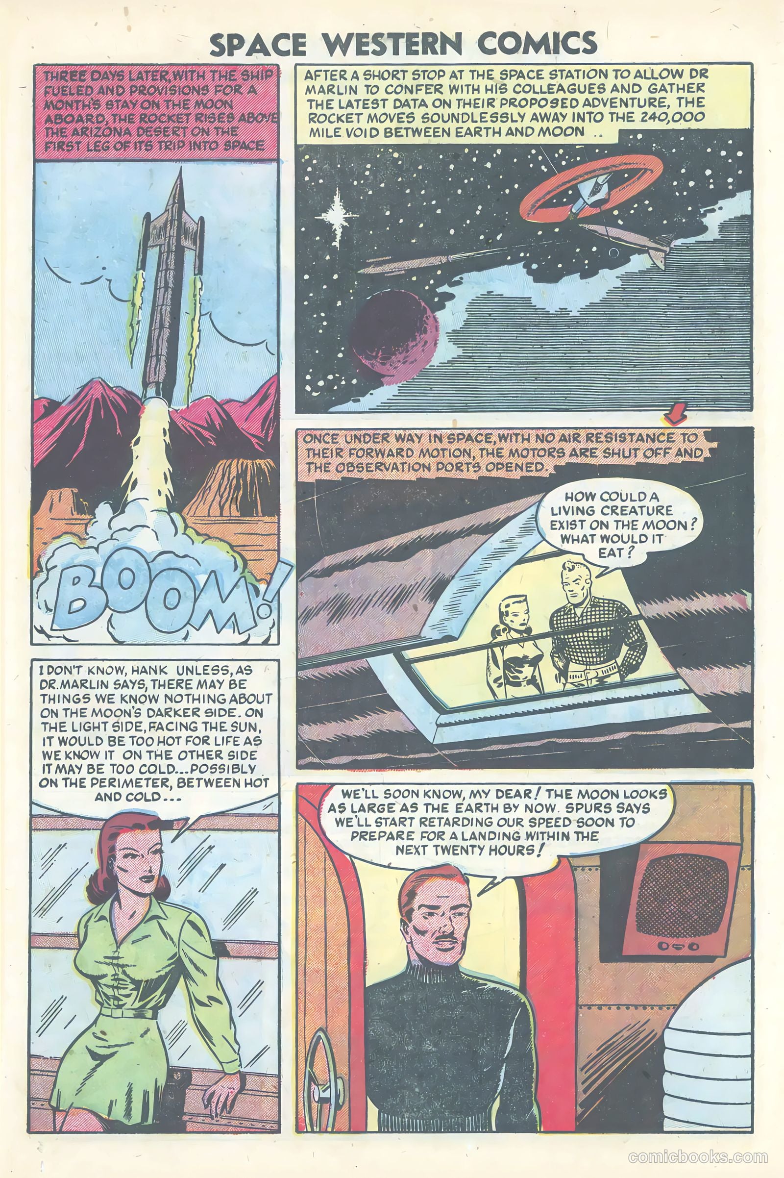 Space Western Comics #45 (1953) — page 23 of 36