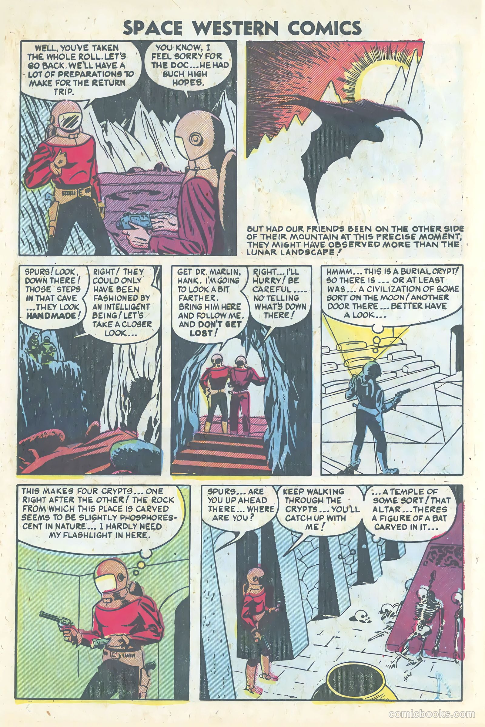Space Western Comics #45 (1953) — page 25 of 36