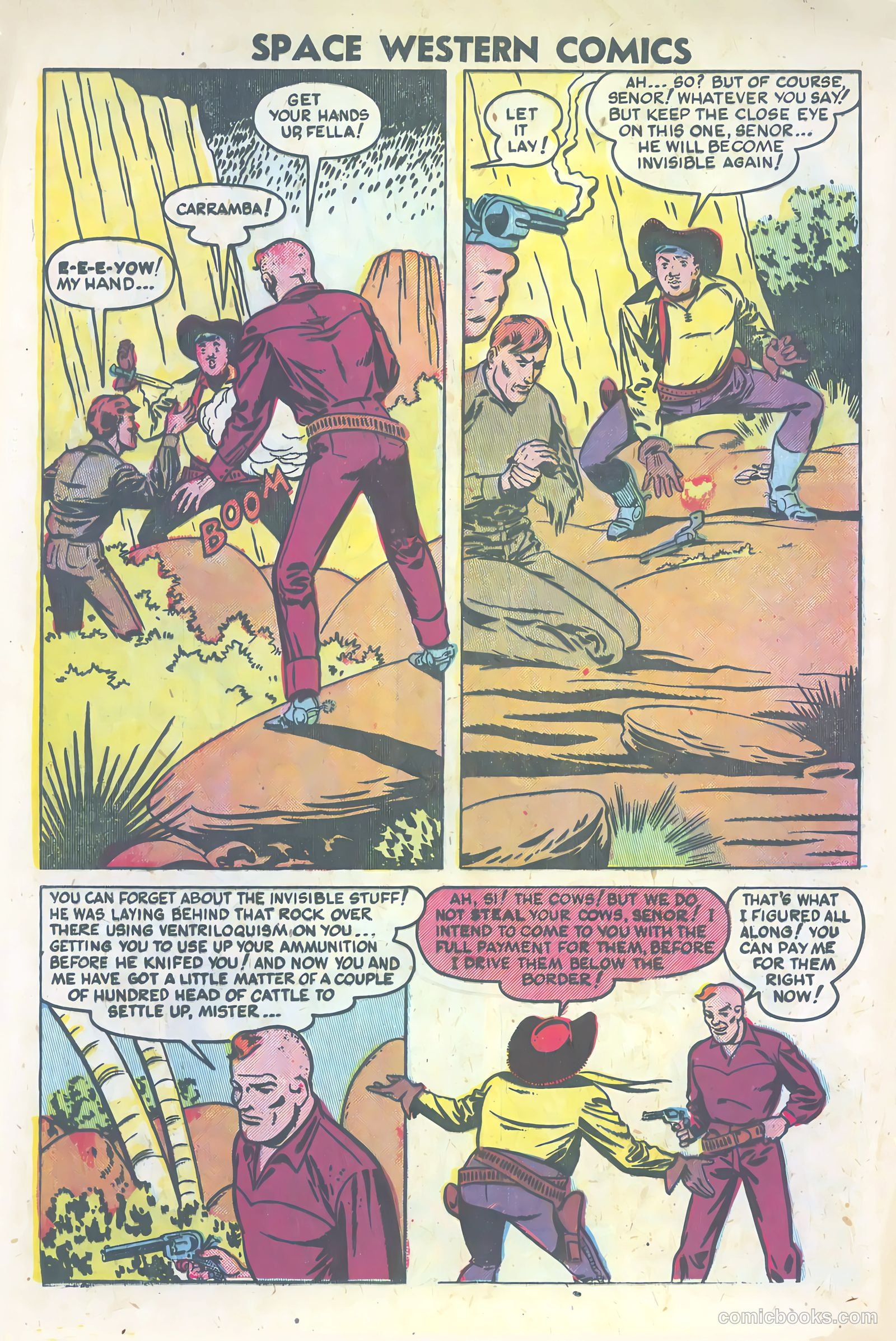 Space Western Comics #45 (1953) — page 32 of 36