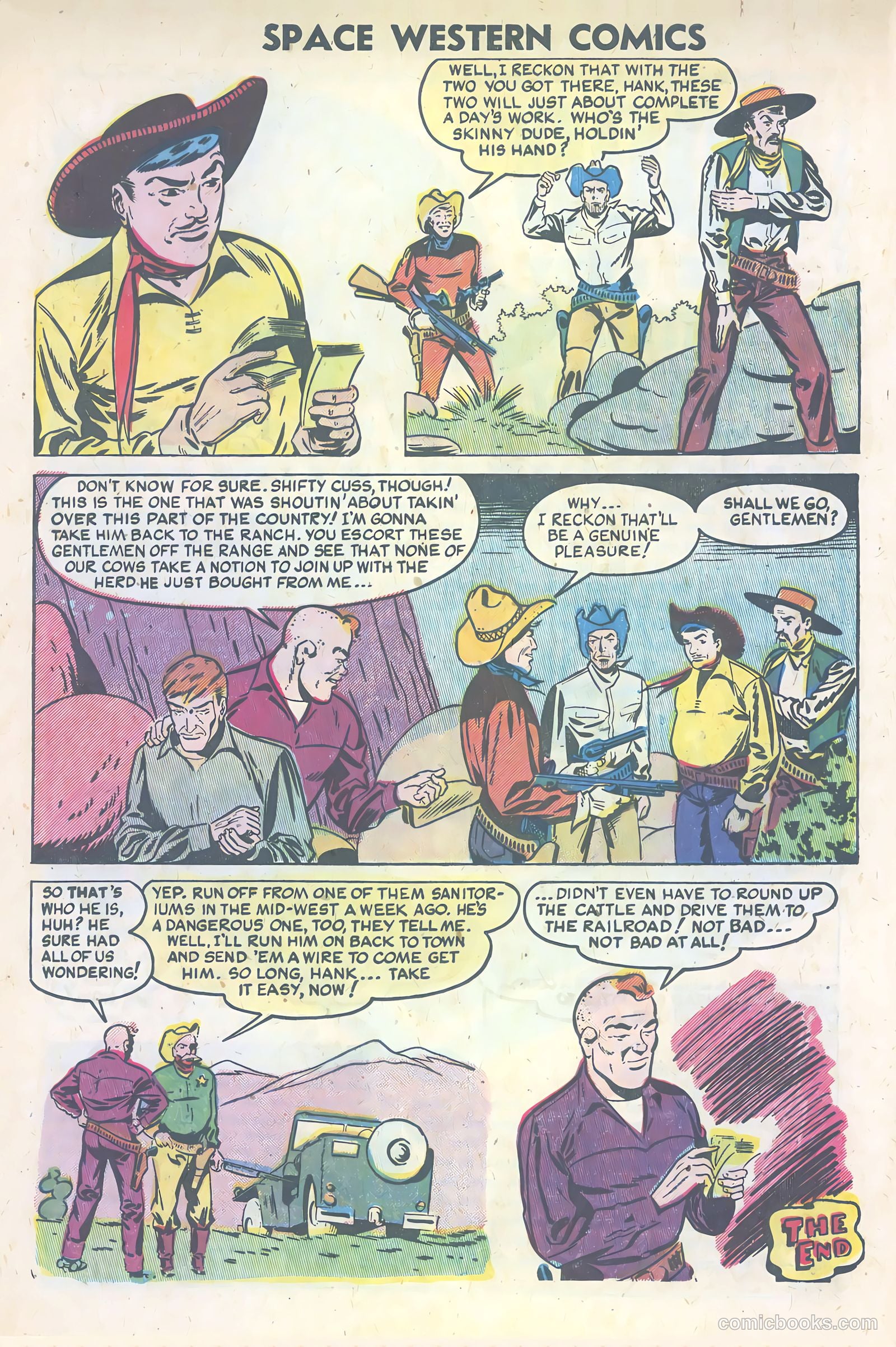Space Western Comics #45 (1953) — page 33 of 36