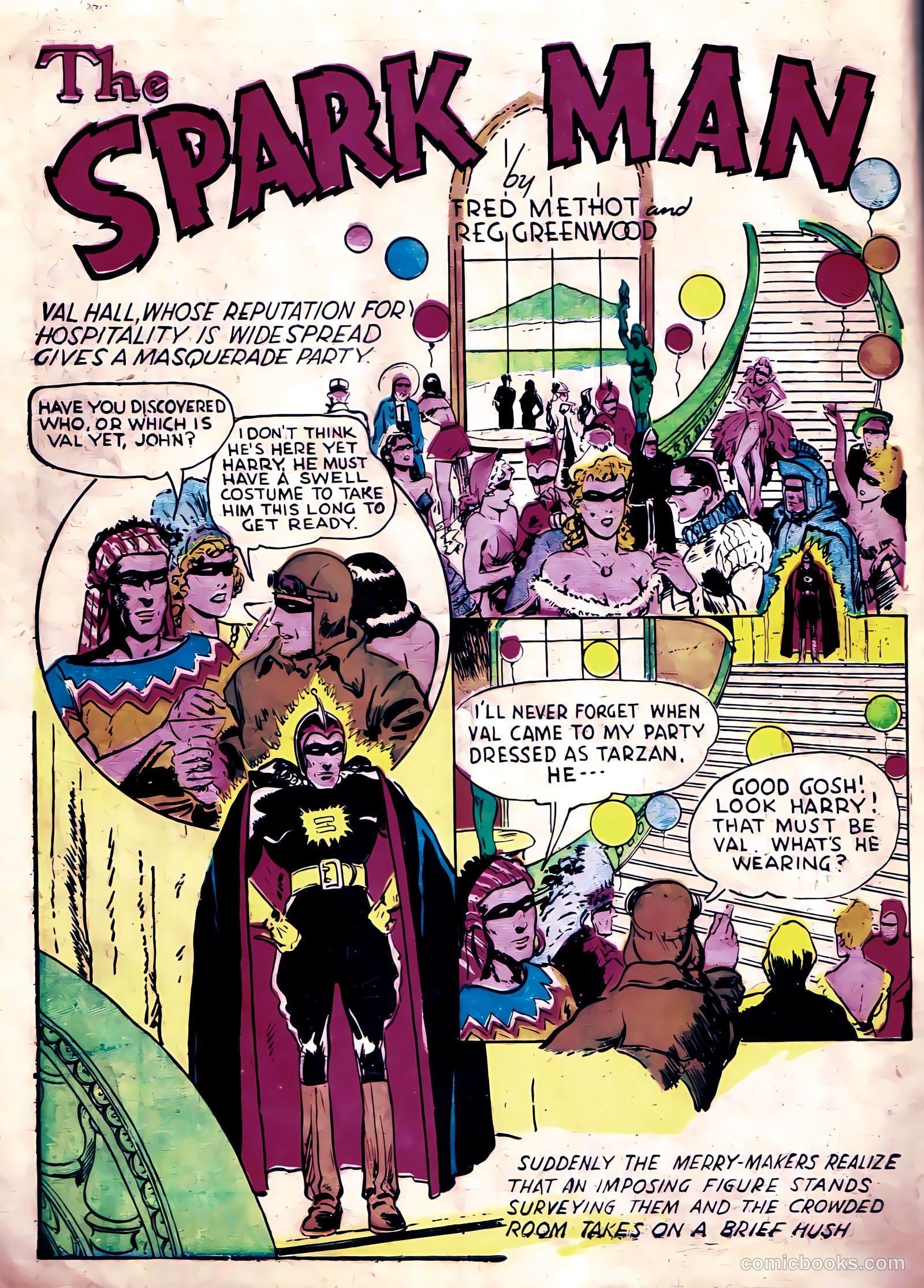 Spark Man Comics #1 (1945) — page 6 of 37