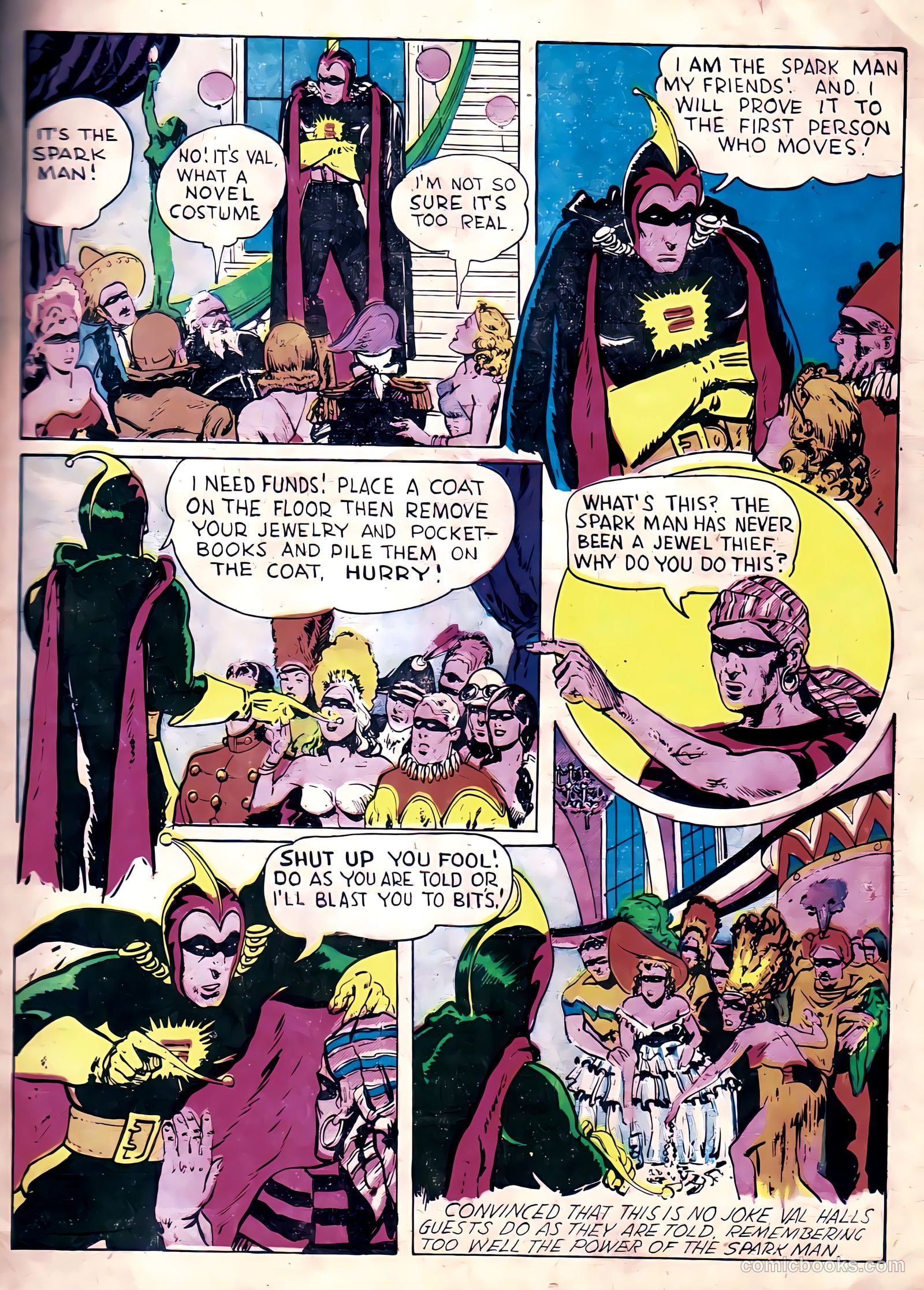 Spark Man Comics #1 (1945) — page 7 of 37
