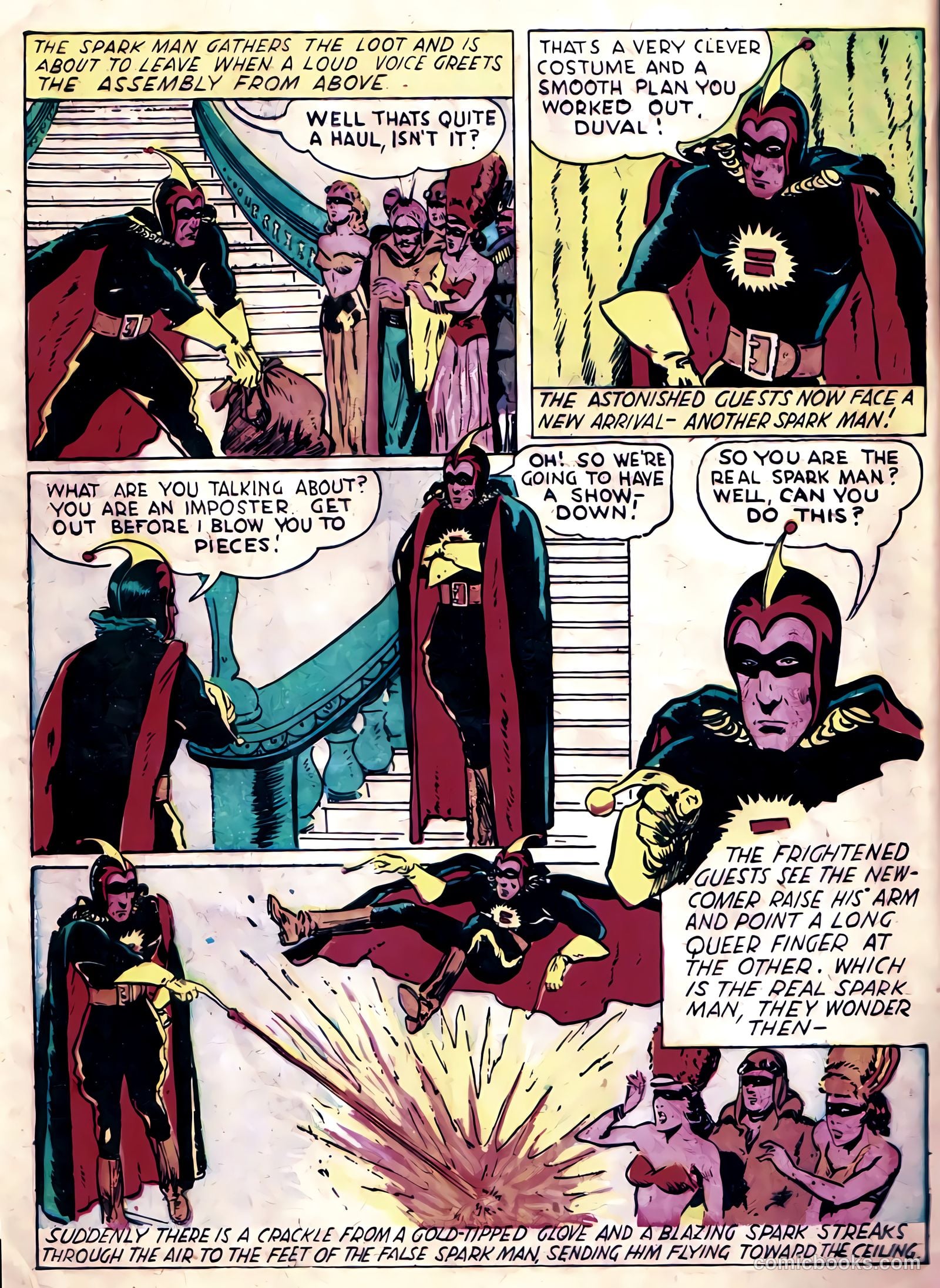 Spark Man Comics #1 (1945) — page 8 of 37