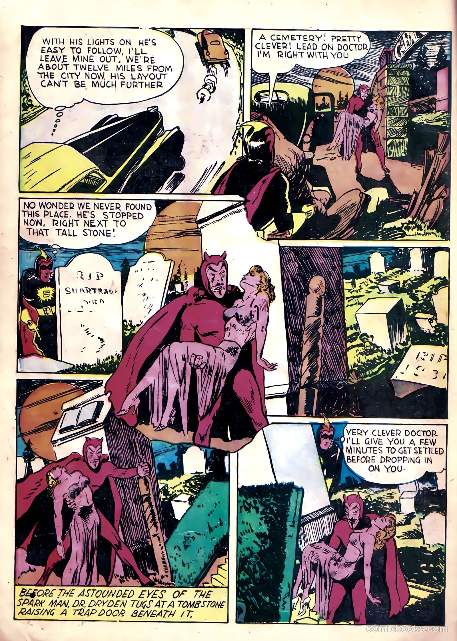 Spark Man Comics #1 (1945) — page 12 of 37