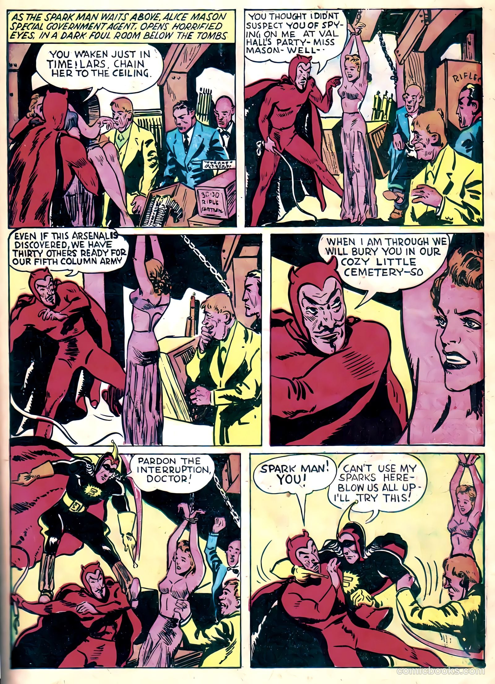 Spark Man Comics #1 (1945) — page 13 of 37