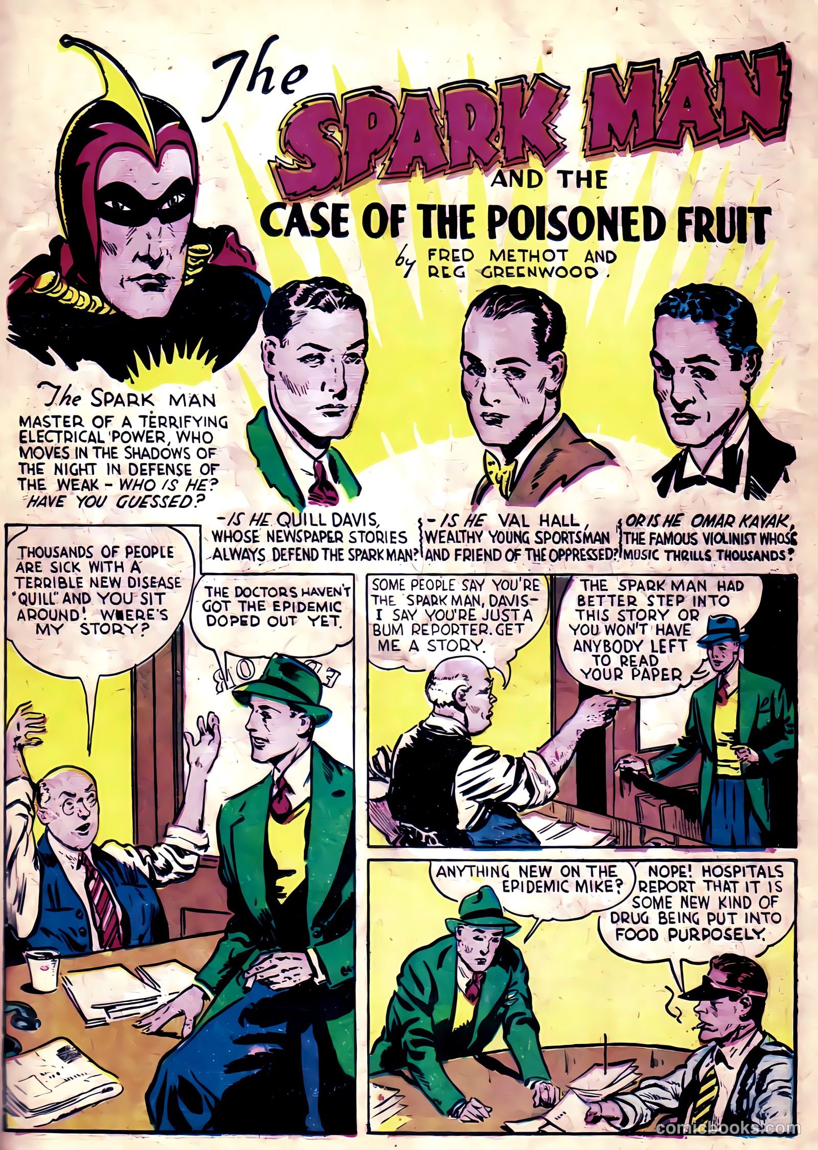 Spark Man Comics #1 (1945) — page 15 of 37
