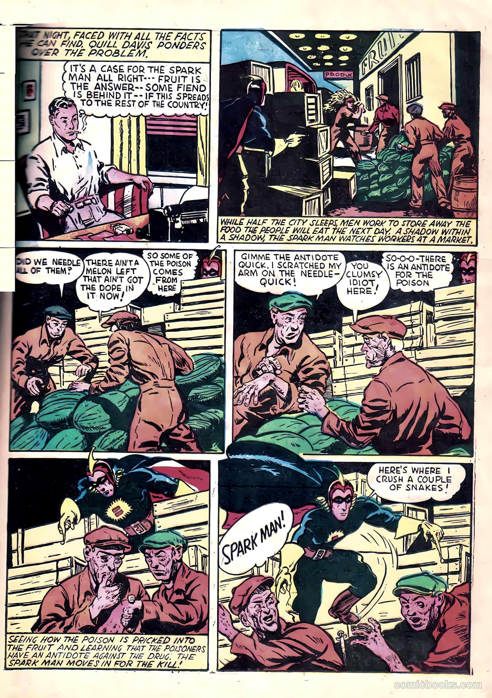 Spark Man Comics #1 (1945) — page 17 of 37