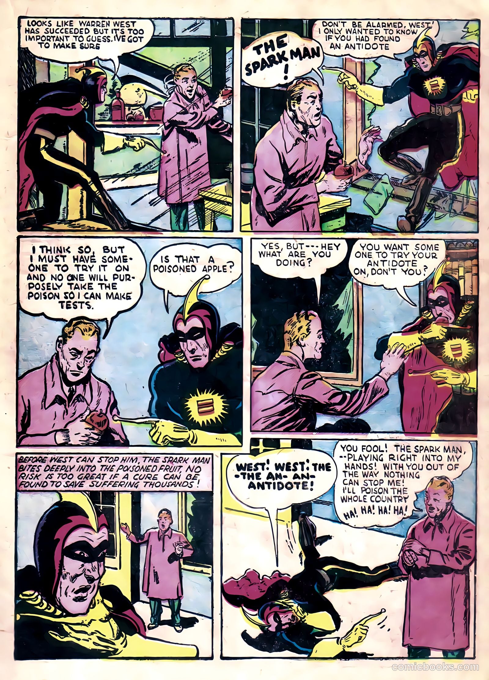 Spark Man Comics #1 (1945) — page 19 of 37