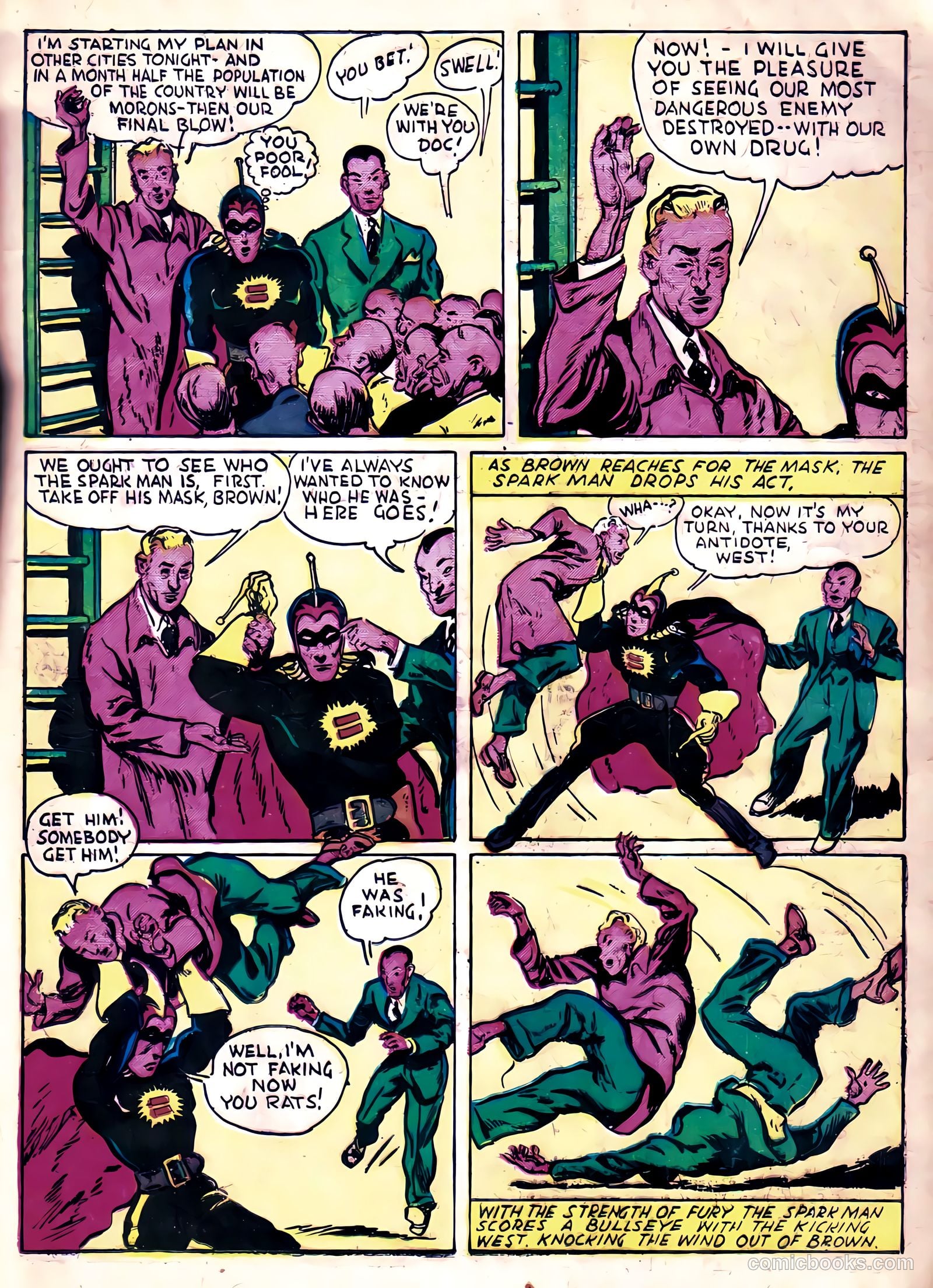 Spark Man Comics #1 (1945) — page 21 of 37