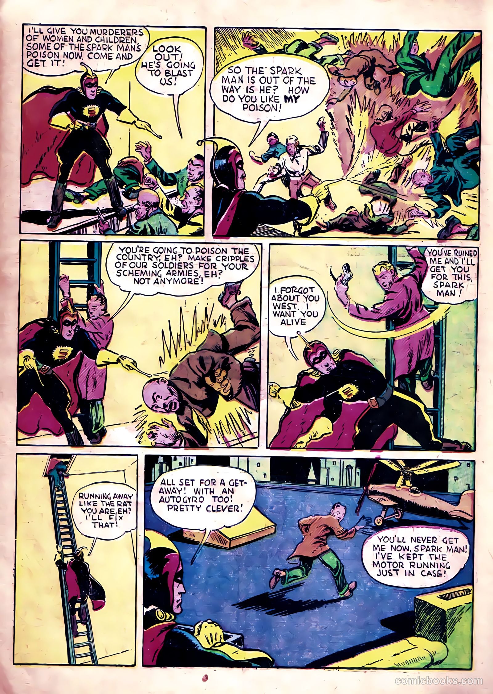 Spark Man Comics #1 (1945) — page 22 of 37