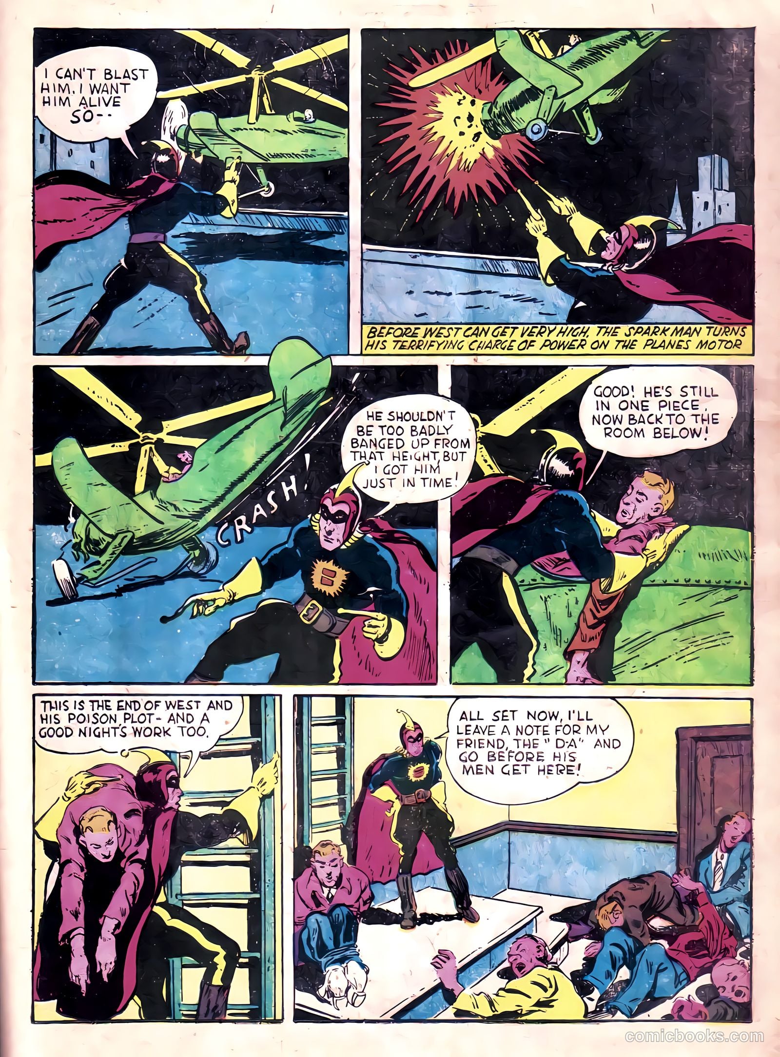 Spark Man Comics #1 (1945) — page 23 of 37