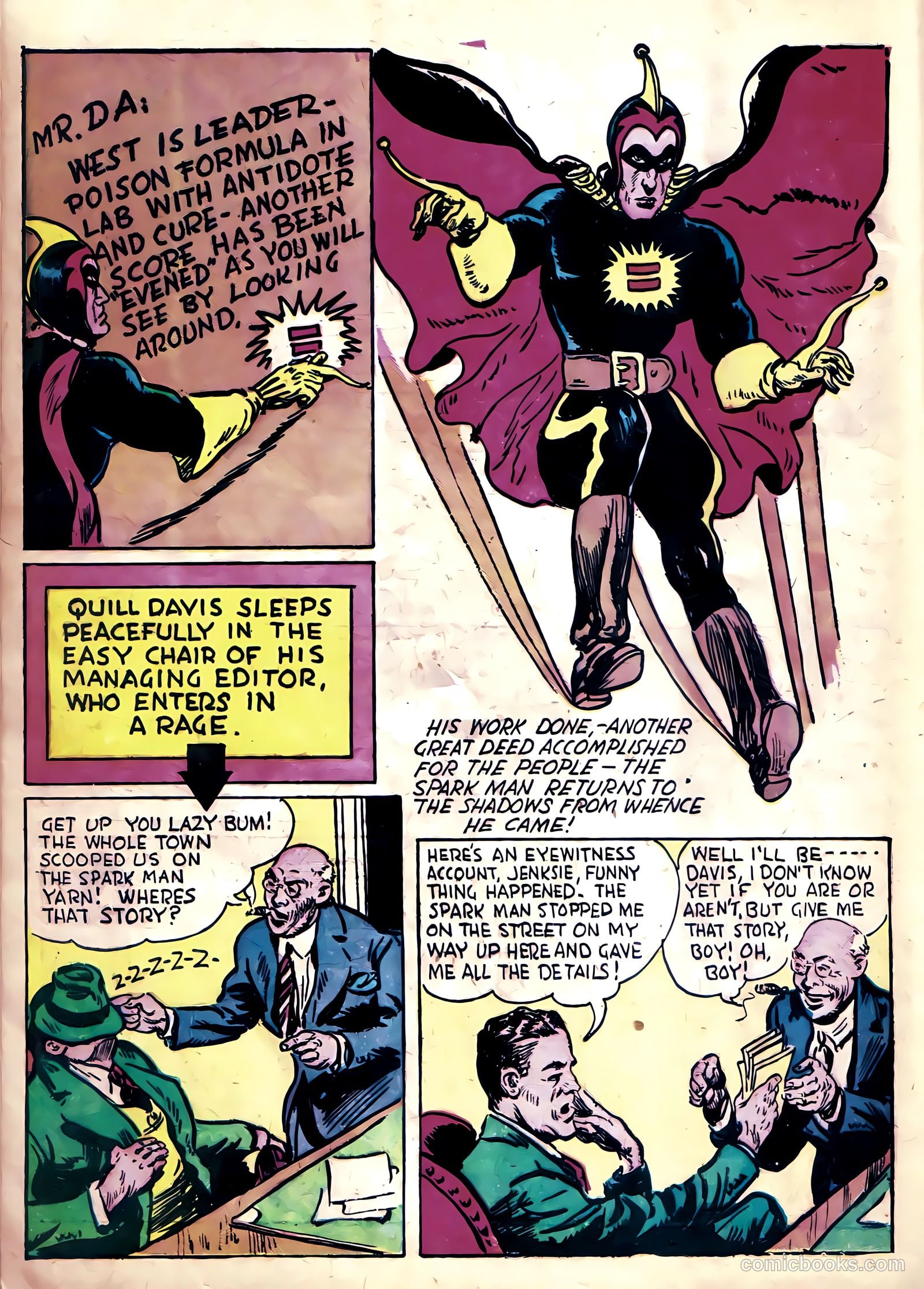 Spark Man Comics #1 (1945) — page 24 of 37