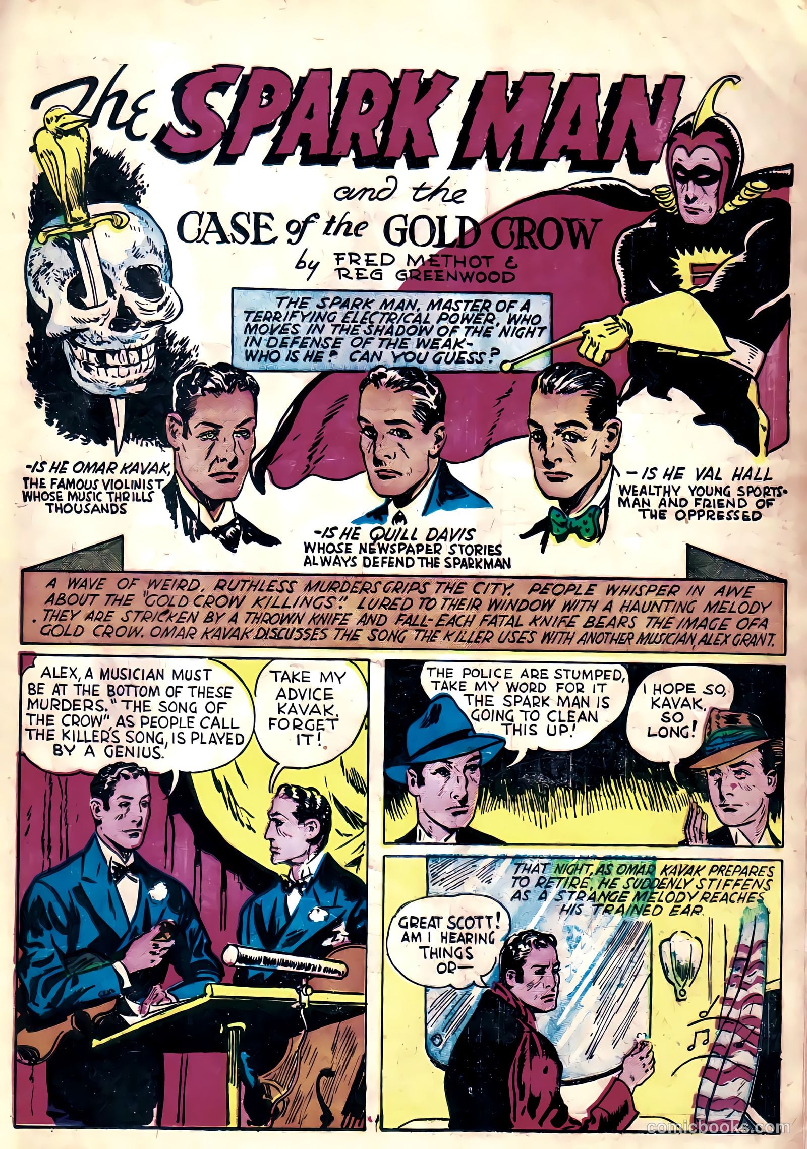 Spark Man Comics #1 (1945) — page 25 of 37