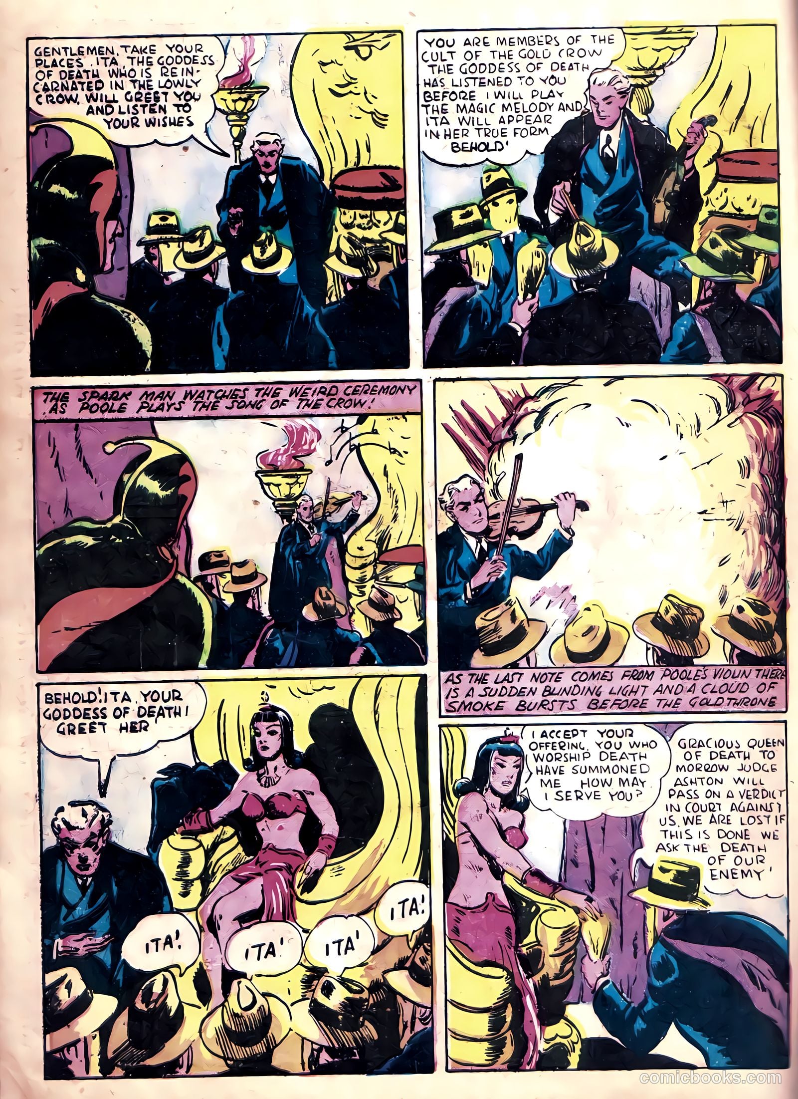 Spark Man Comics #1 (1945) — page 28 of 37