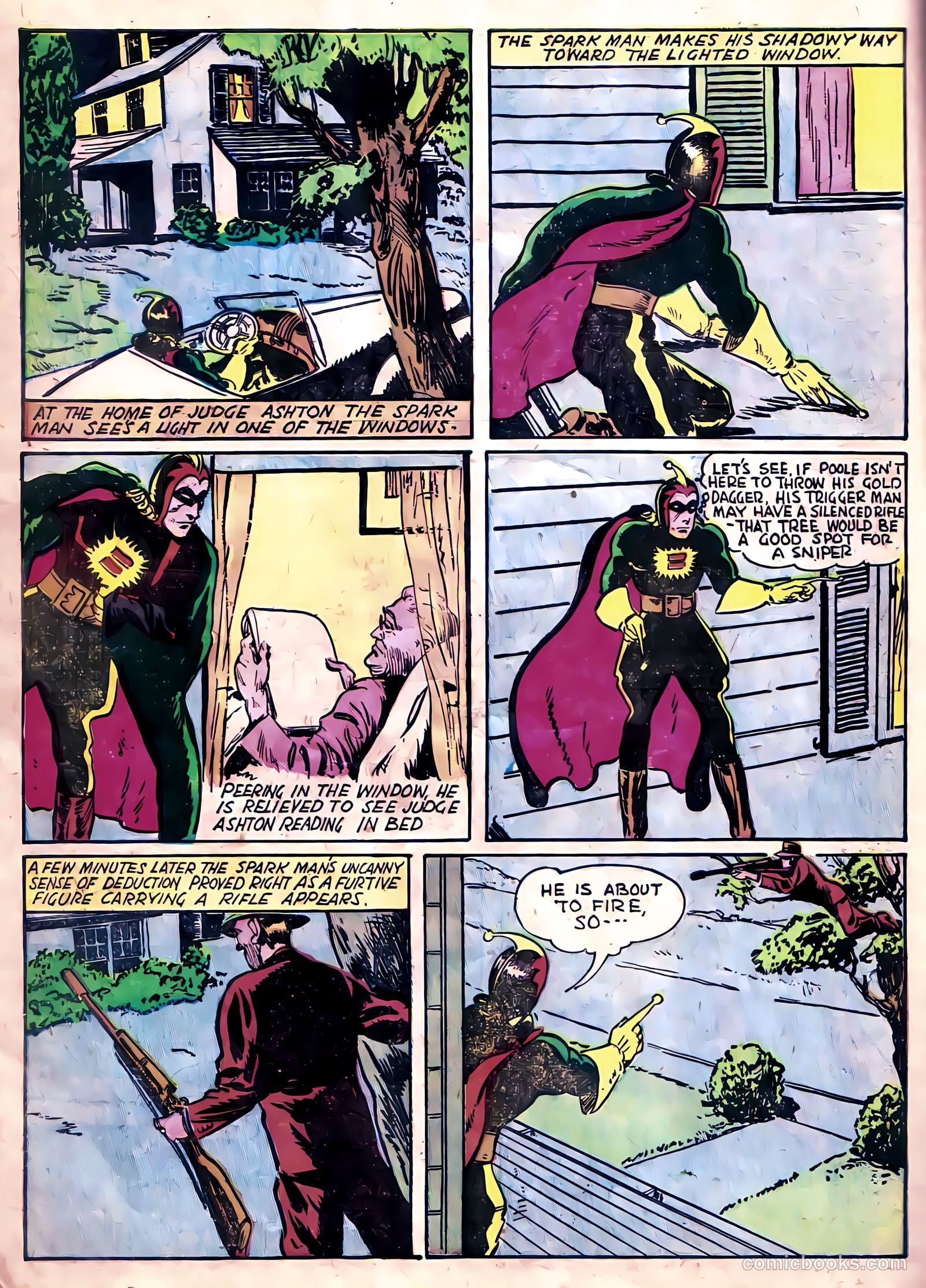 Spark Man Comics #1 (1945) — page 30 of 37