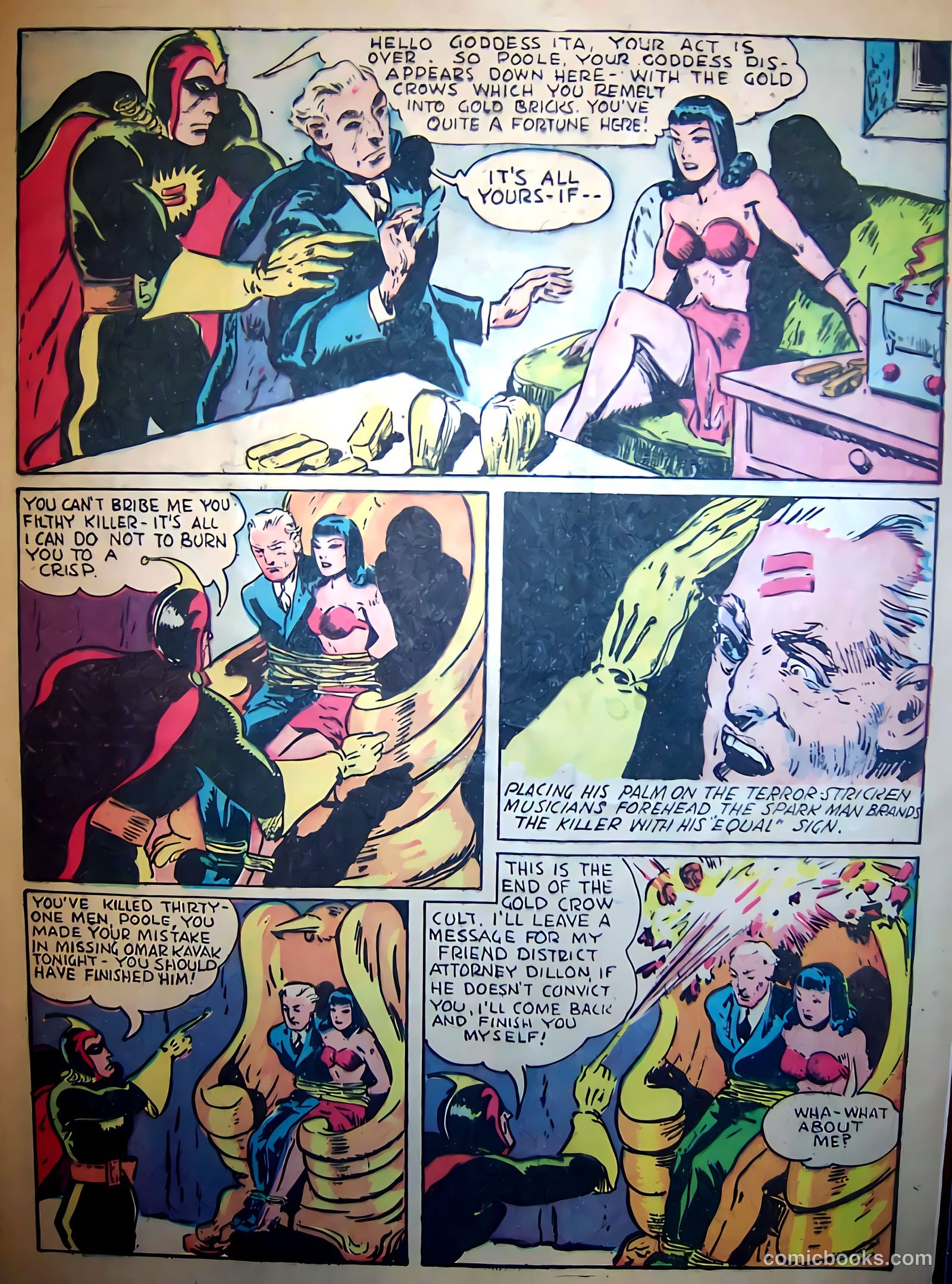 Spark Man Comics #1 (1945) — page 33 of 37