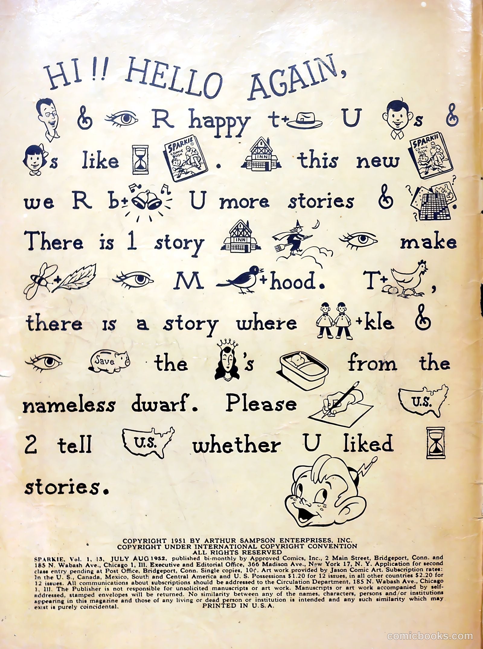 Sparkie #3 (1952) — page 2 of 36
