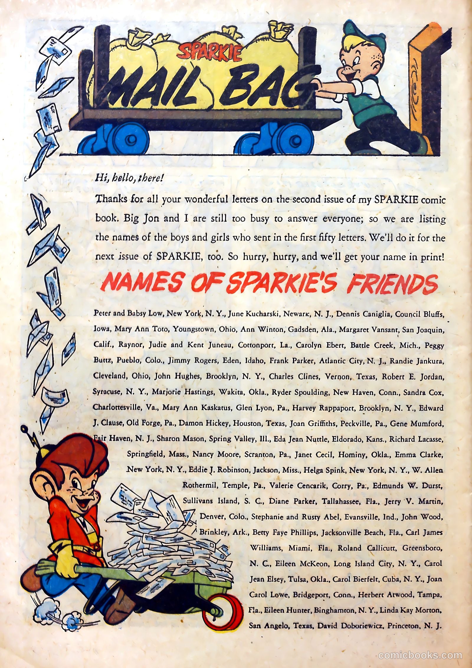 Sparkie #3 (1952) — page 32 of 36
